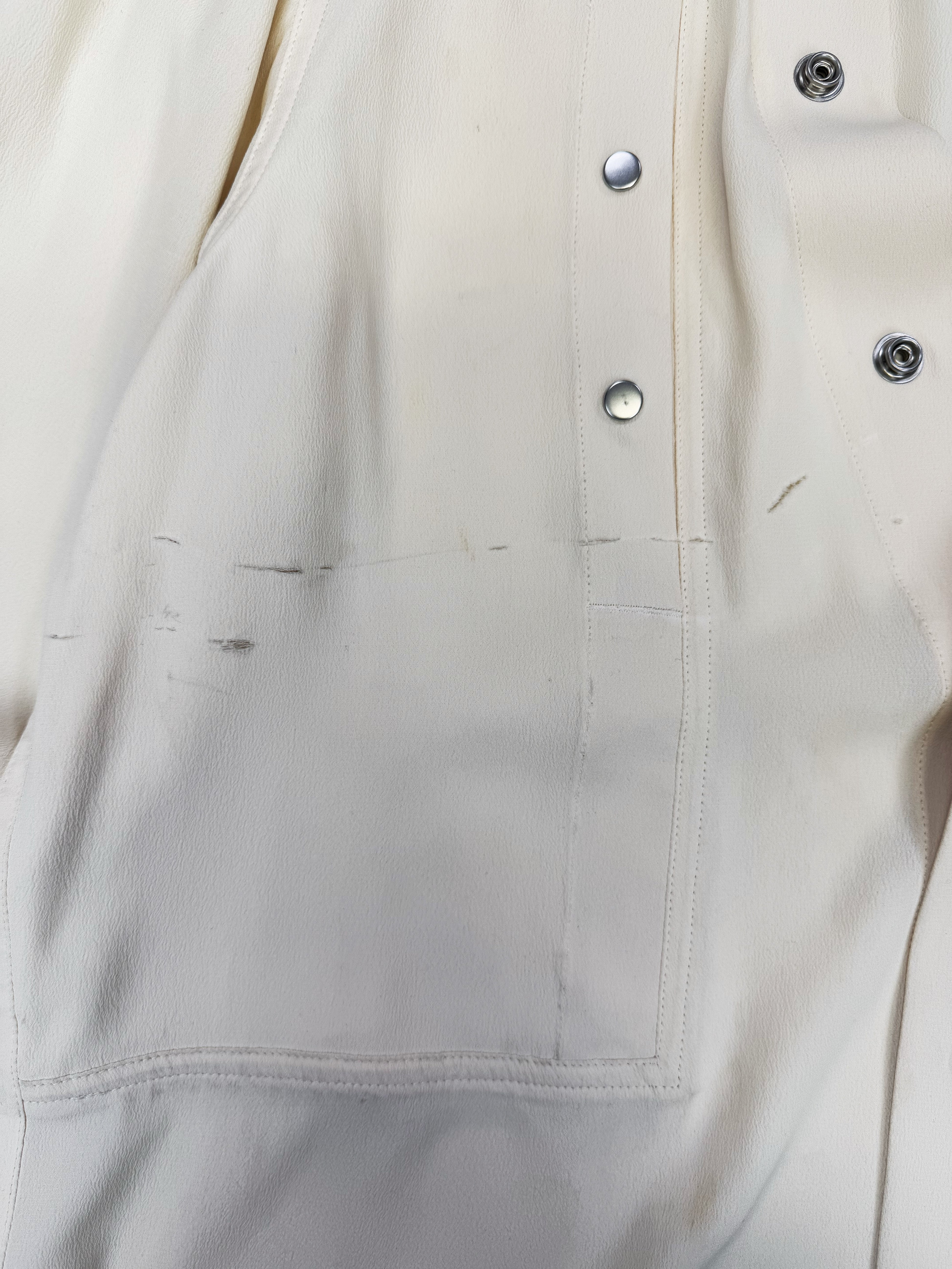 SS22 Rick Owens ‘Fogachine’ Multi Button Cream Cardigan