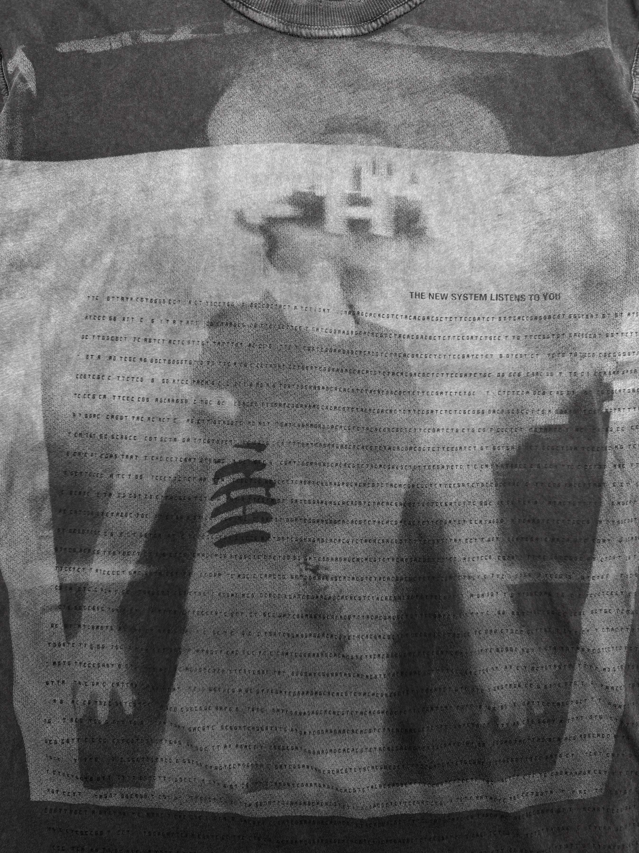 Boris Bidjan Saberi ‘X-Ray’ Slate Grey Graphic T-Shirt