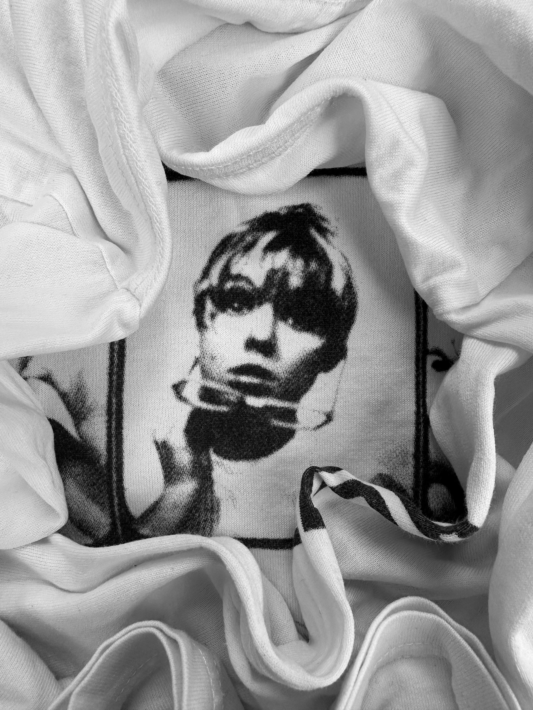 00s Hysteric Glamour x Andy Warhol ‘Faces’ White Graphic T-Shirt