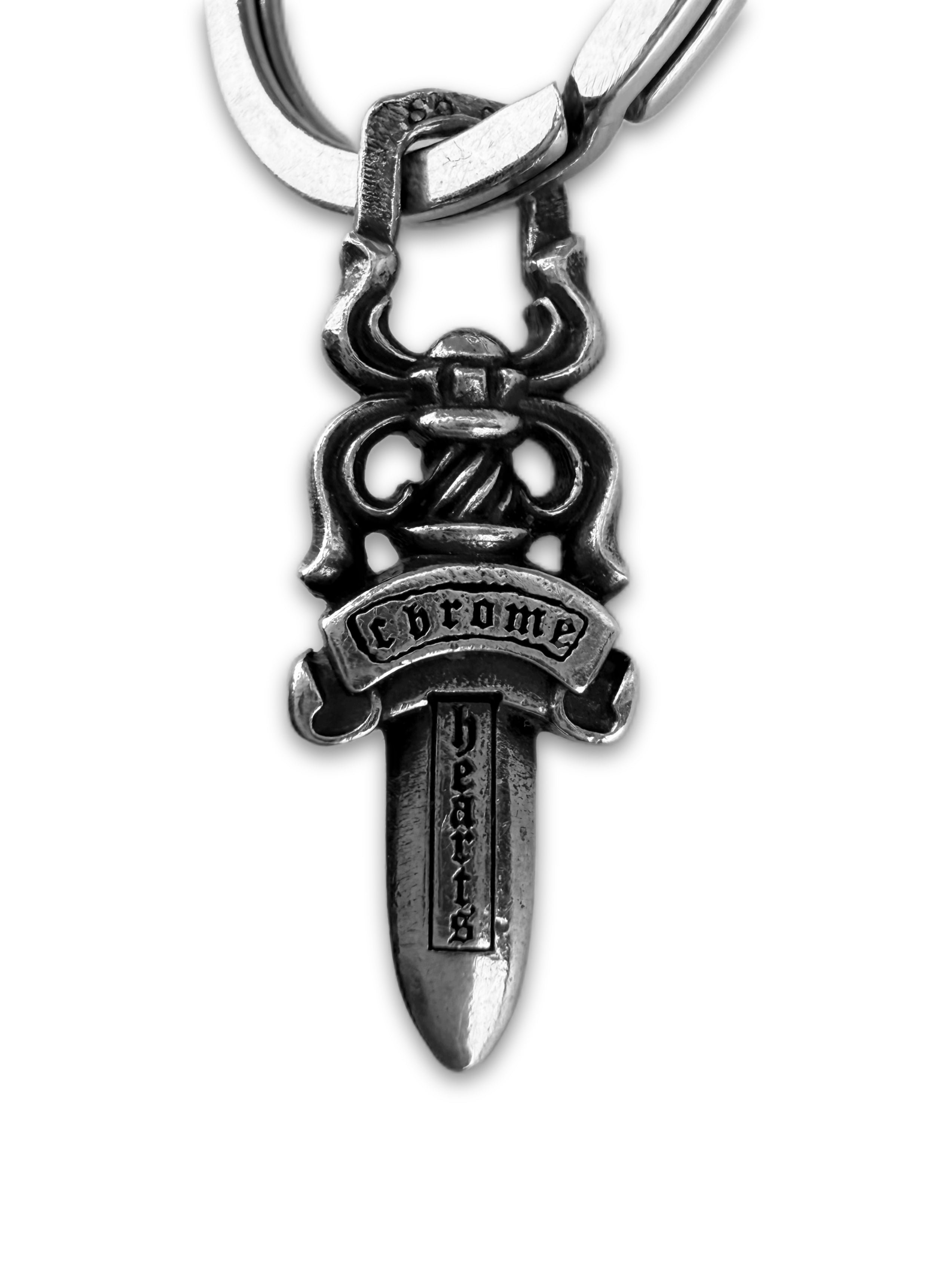 Chrome Hearts ‘Extra Fancy’ Lobster Clasp .925 Silver Keychain