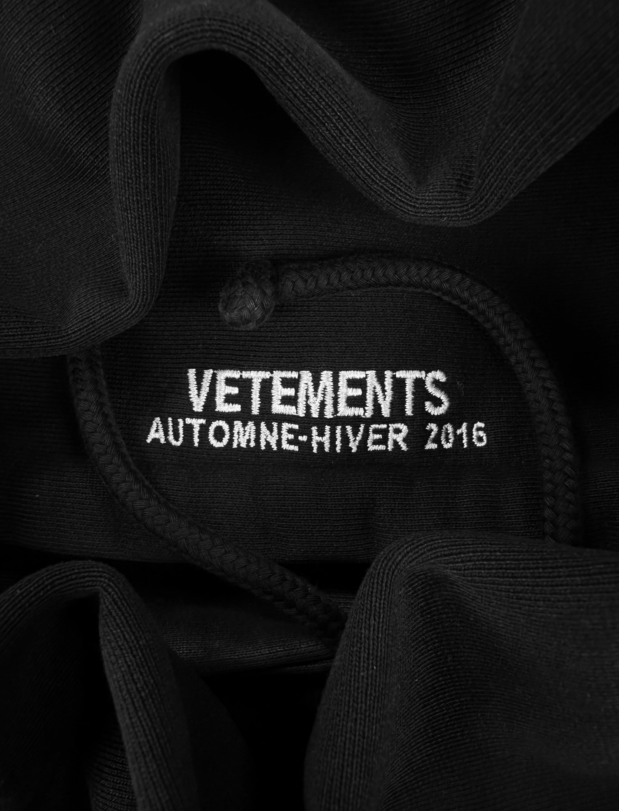 AW16 Vetements Femme OG ‘Metal’ Logo Oversized Hoodie