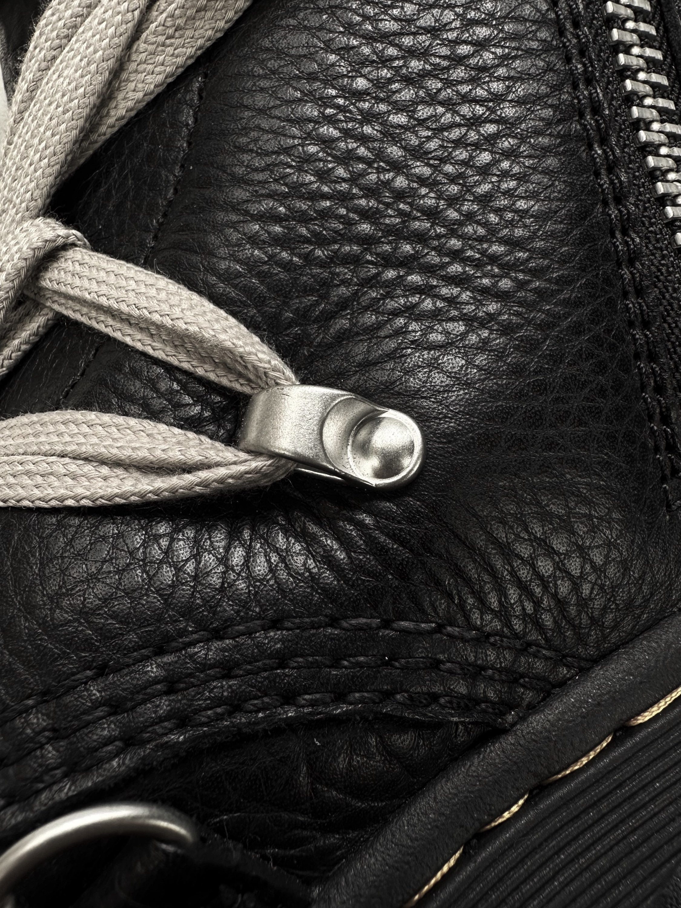 2024 Rick Owens x Dr Marten ‘1460’ DMXL Pentagram Lace Leather Boots