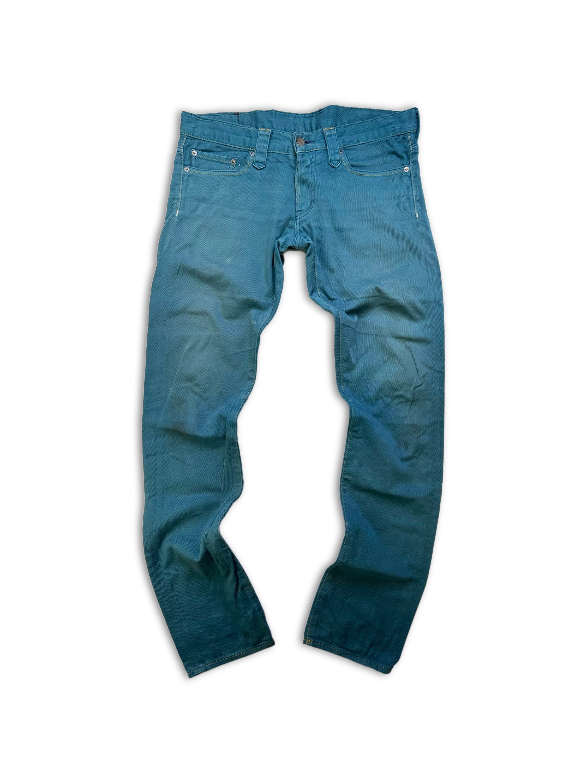 00s Hysteric Glamour Blue Wash Pocket Detail Jeans