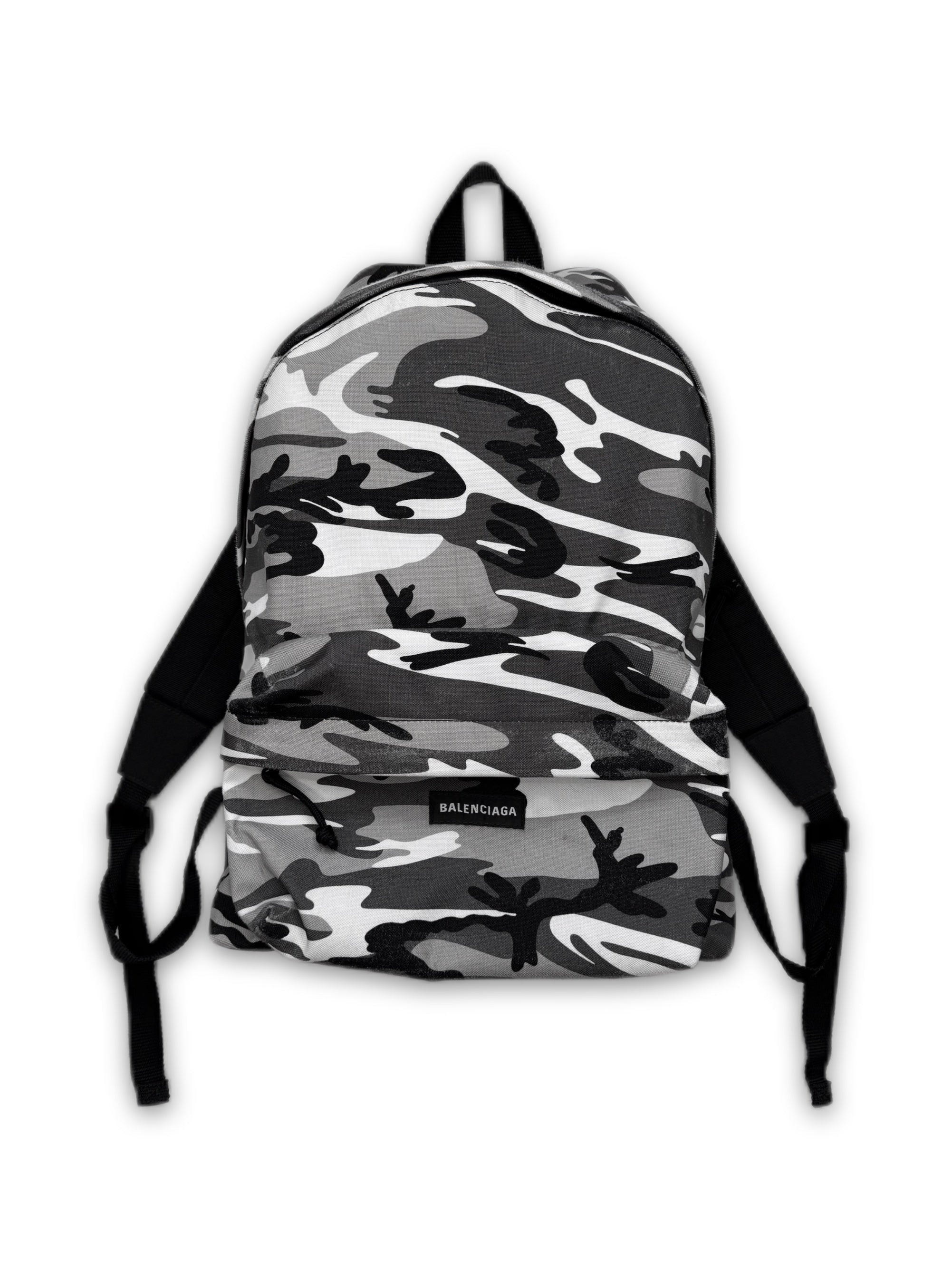 AW21 Balenciaga ‘Snow Camouflage’ Explorer XL Backpack