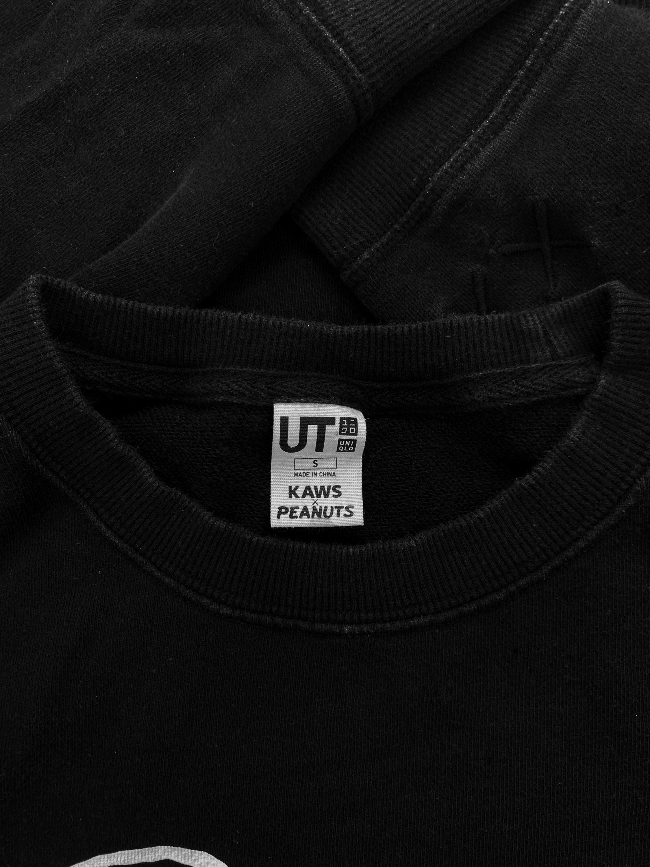 Kaws x Peanuts ‘Snoopy’ Skate Graphic Black Crewneck