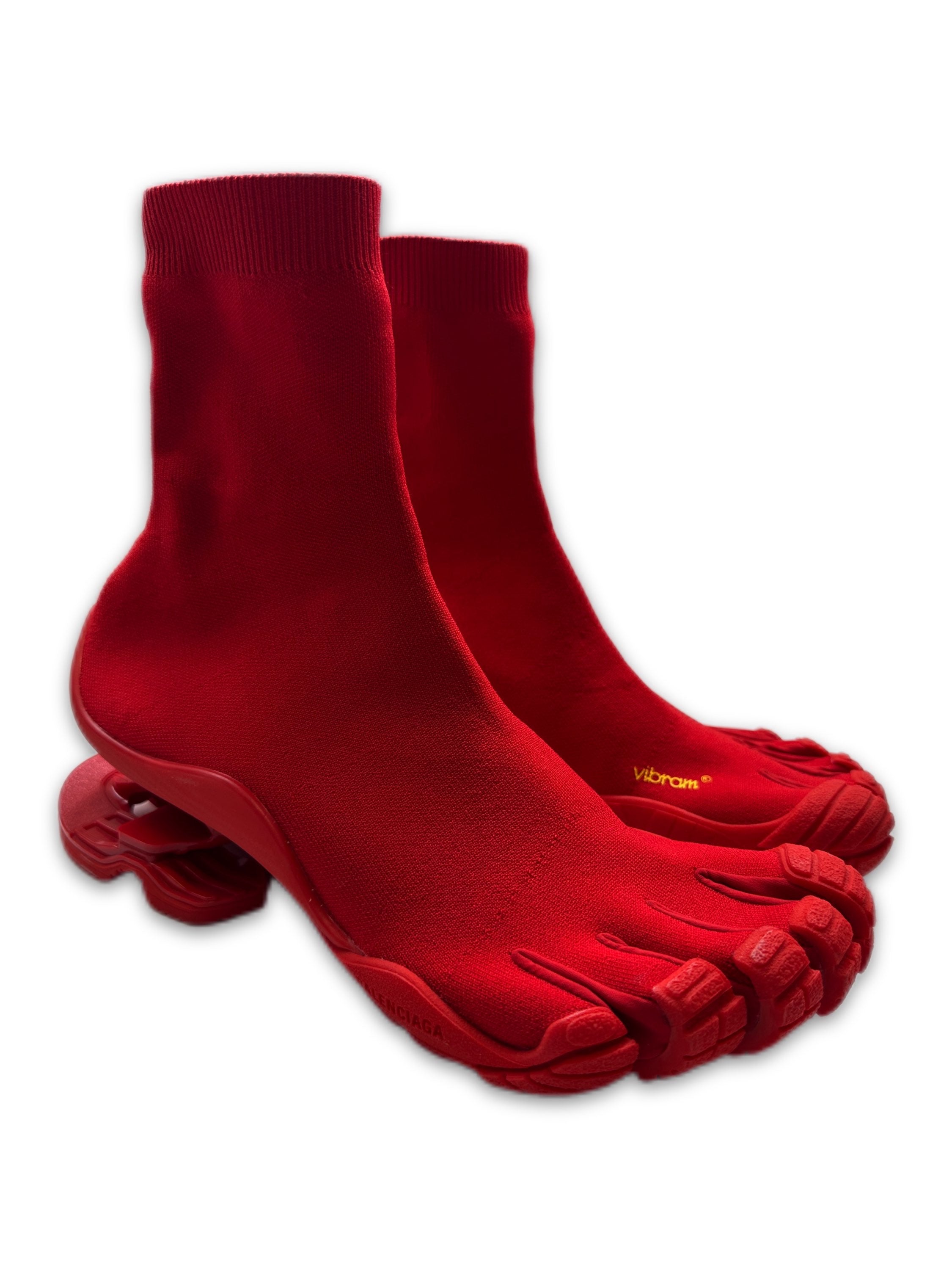 Balenciaga ‘Five Finger’ Gorilla Toe Red Vibram Heel Shoes