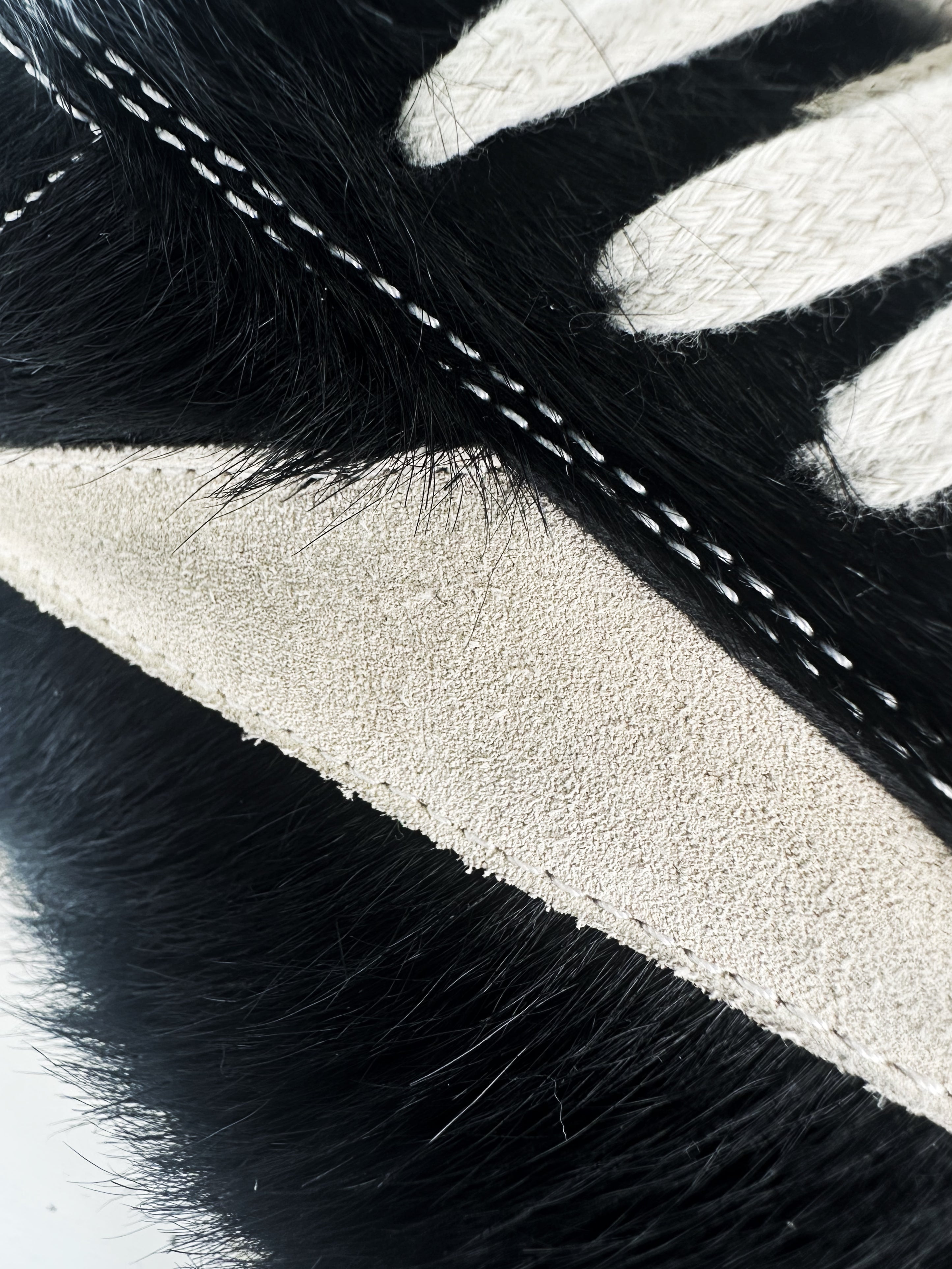 Rick Owens Pony Hair Black ‘Vans’ Low-top Sneakers