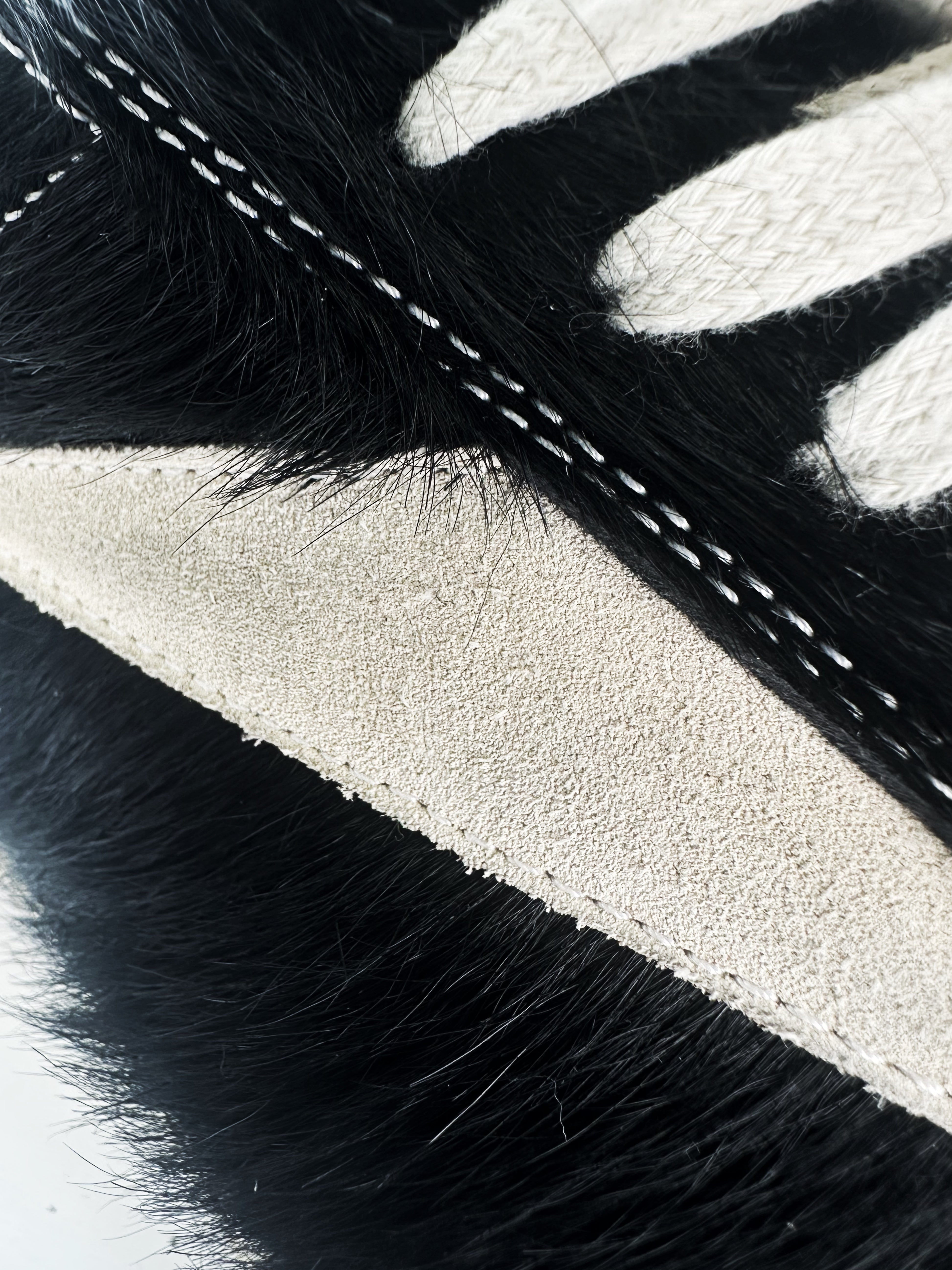 Rick Owens Pony Hair Black ‘Vans’ Low-top Sneakers