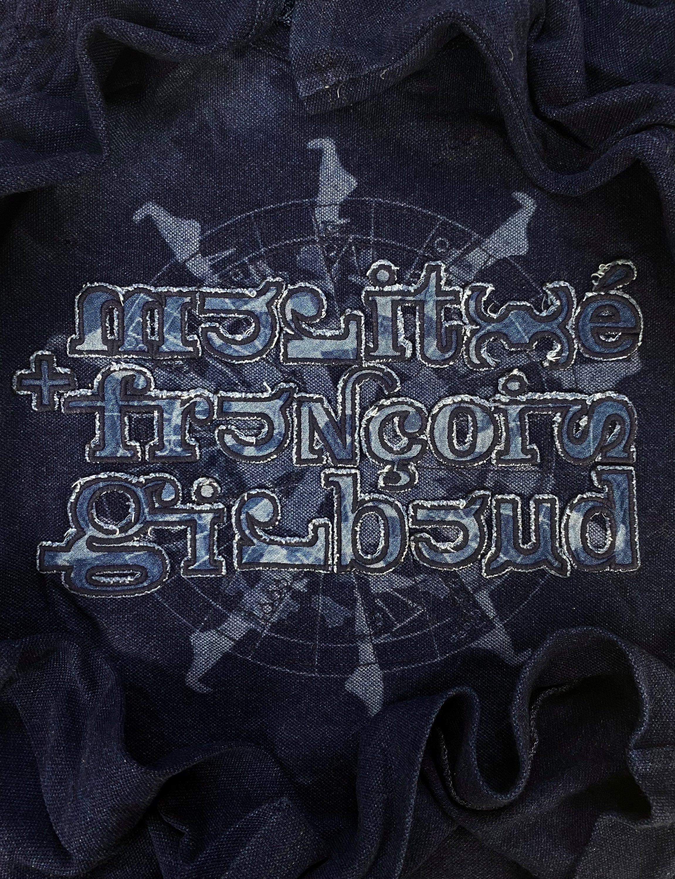 00s Marithe Francois Girbaud Navy Chronograph Thermal Longsleeve