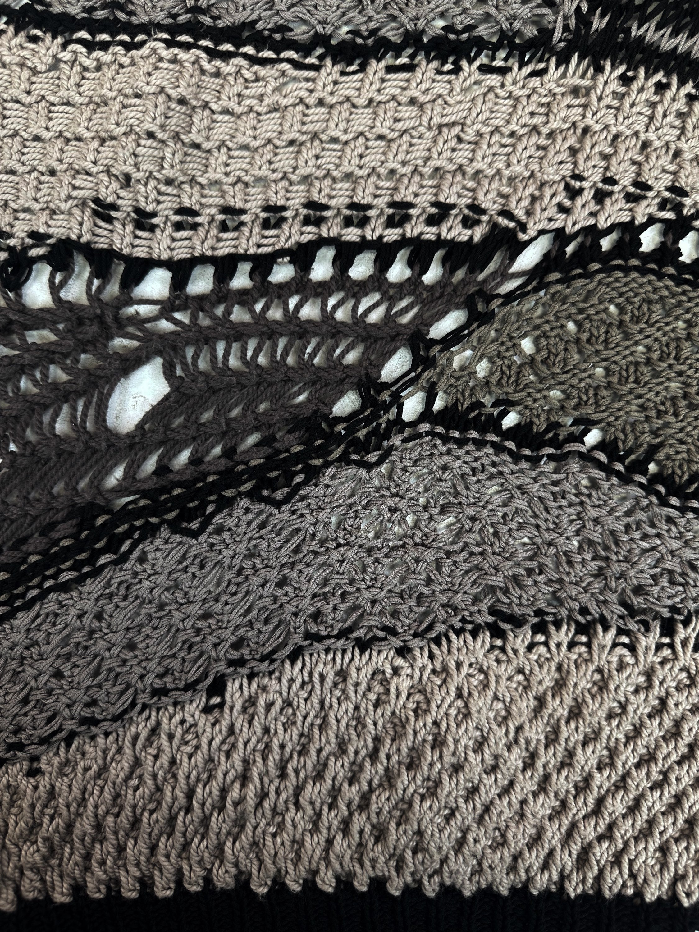 SS13 Rick Owens ‘Island’ Loose Gauge Sleeveless Knit Sweater