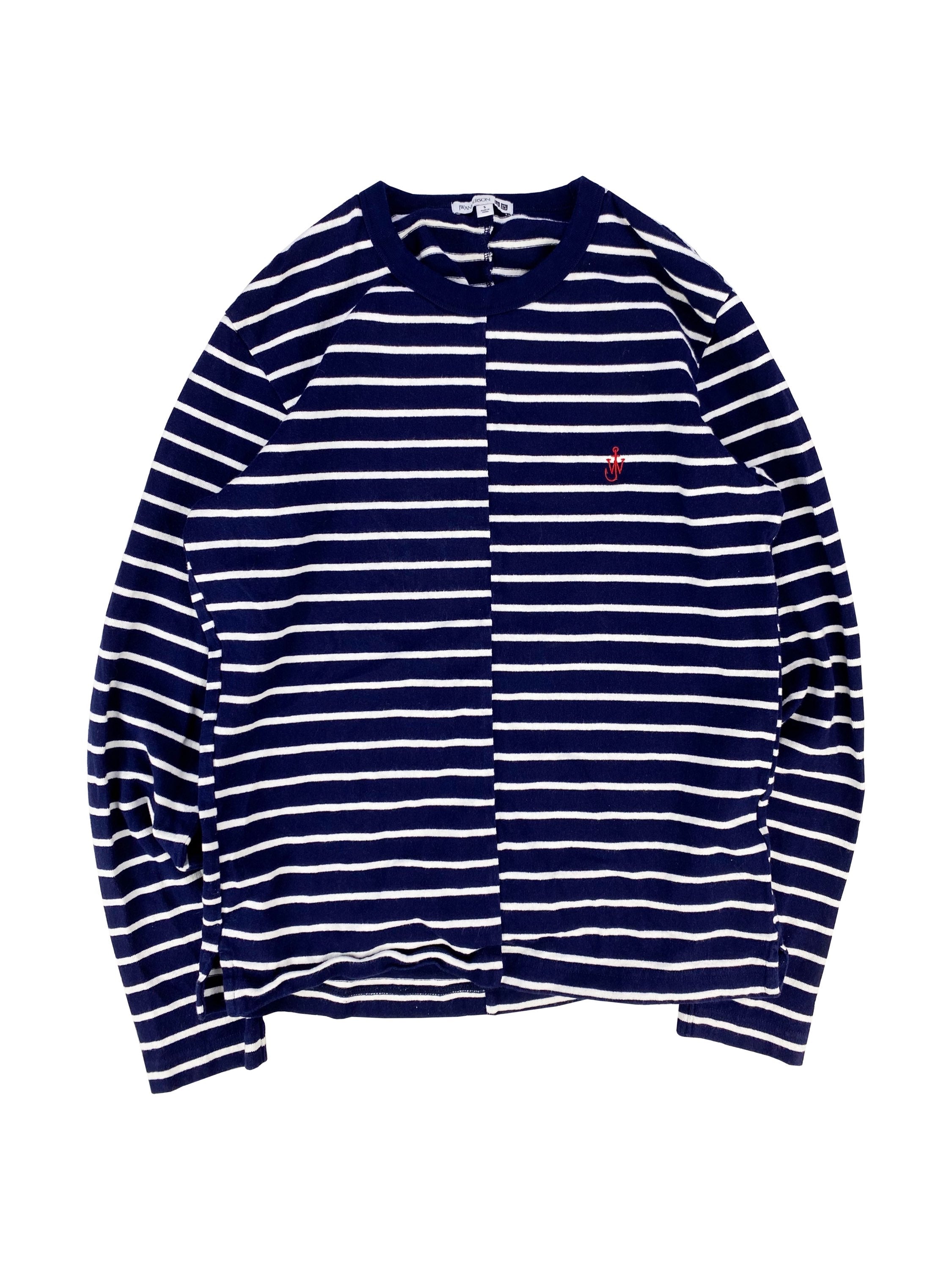 J.W Anderson x Uniqlo Striped Embroidered Logo Longsleeve