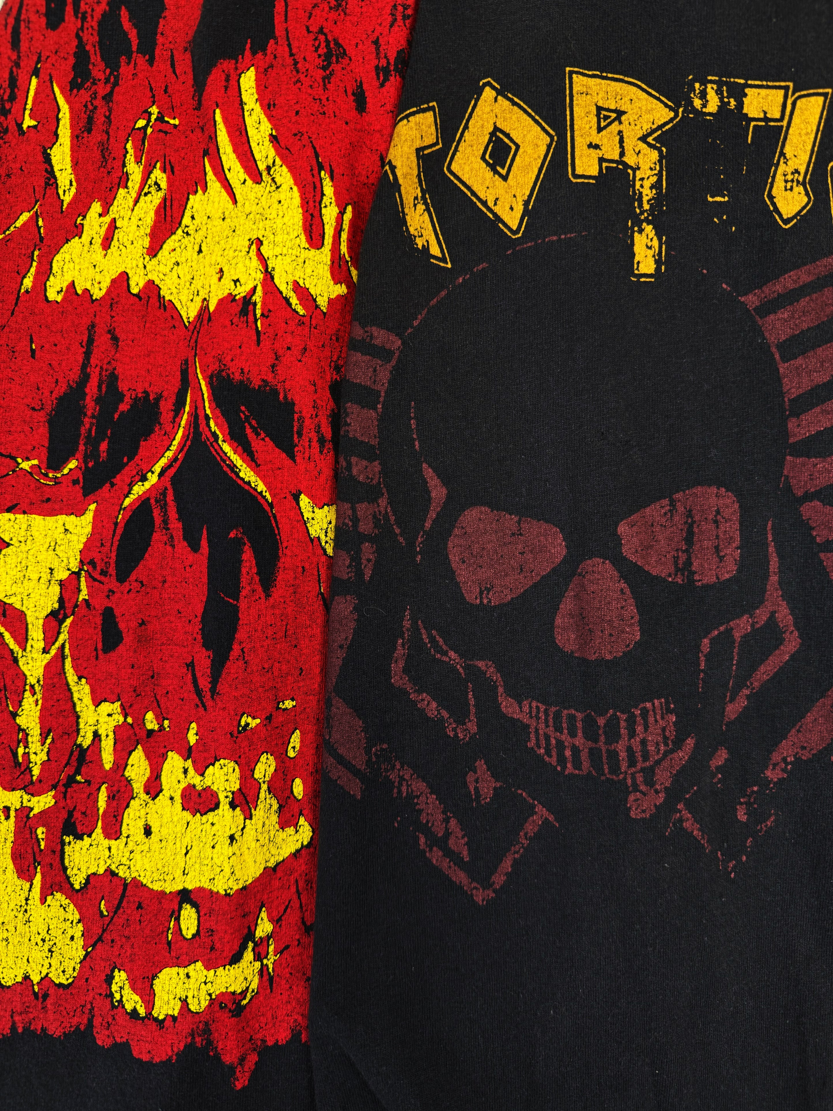 SS13 Maison Margiela ‘Metal’ Skull Reworked 3/4 Sleeve Shirt