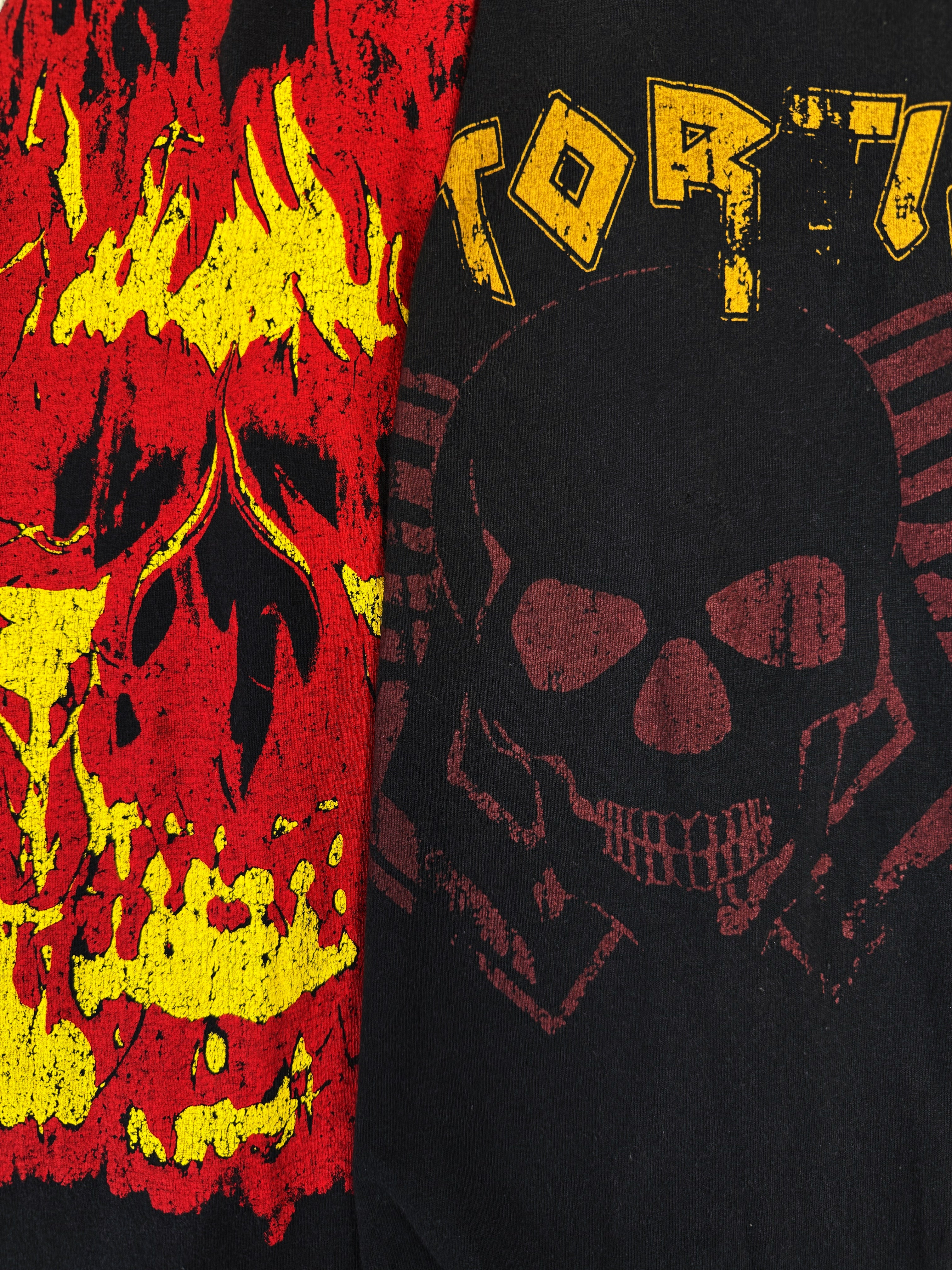 SS13 Maison Margiela ‘Metal’ Skull Reworked 3/4 Sleeve Shirt