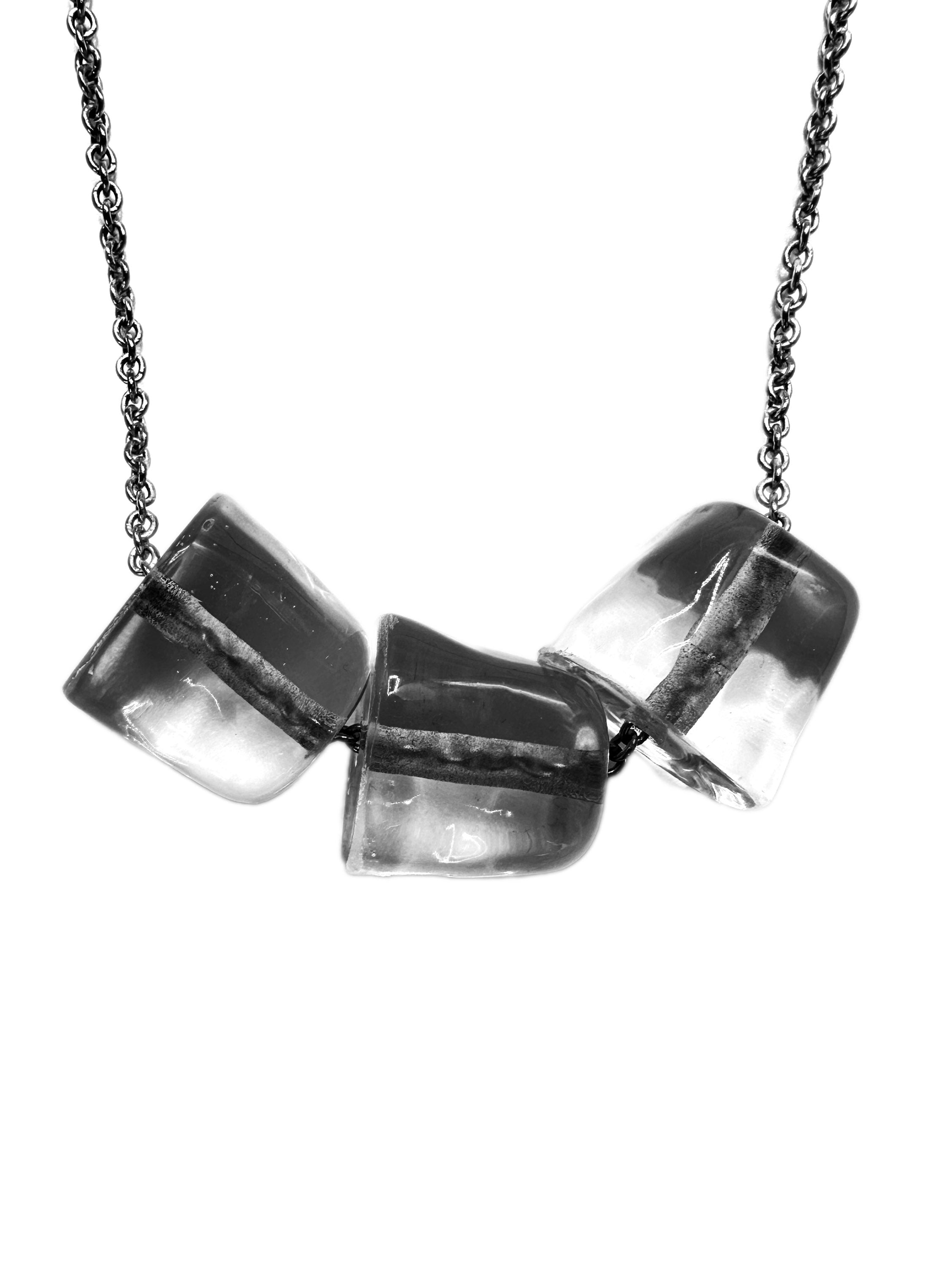 Maison Margiela MM6 ‘Ice Cube’ Silver Necklace
