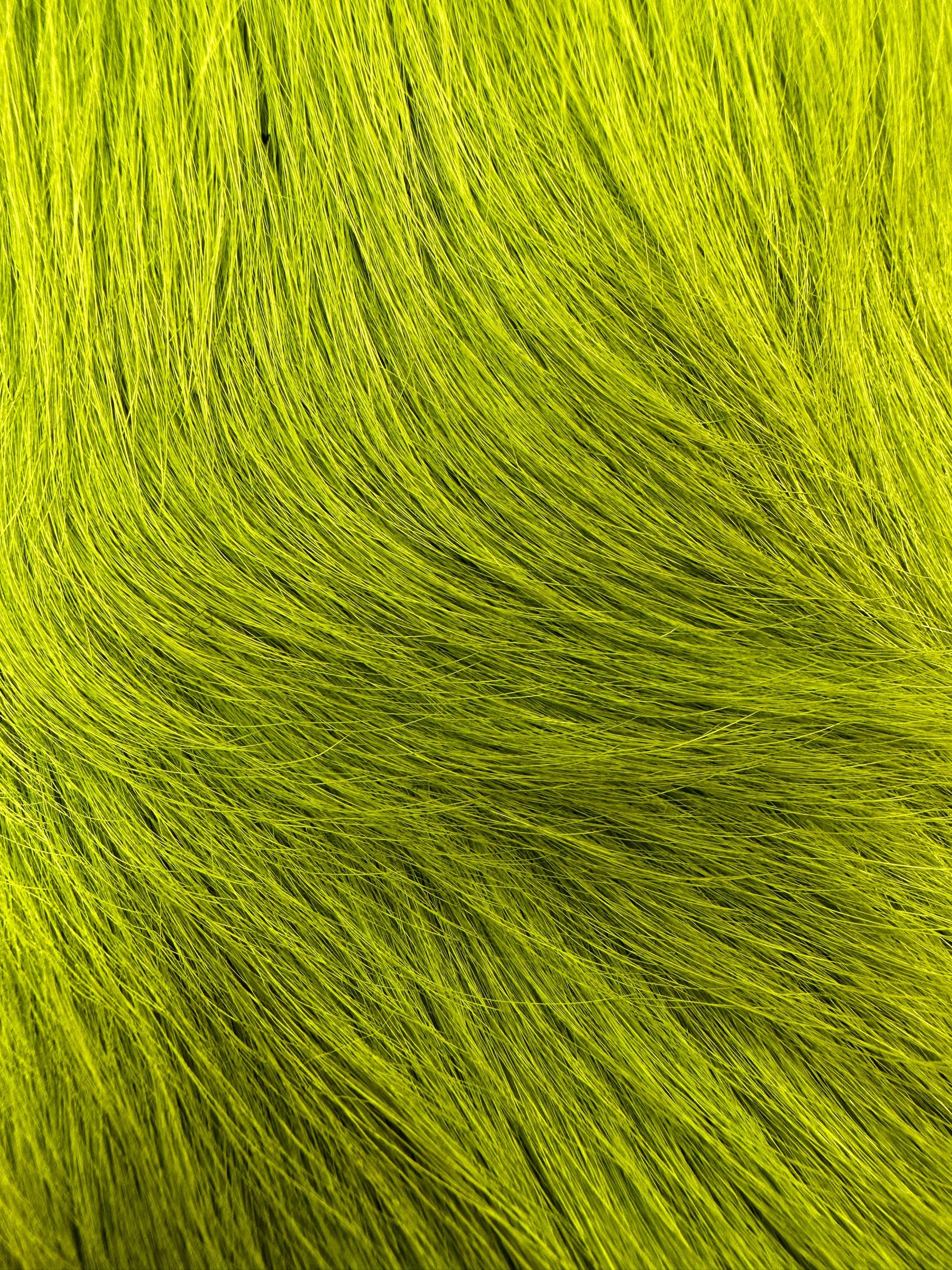 AW21 Marni Fussbet ‘Grinch’ Neon Mohair Leather Mules