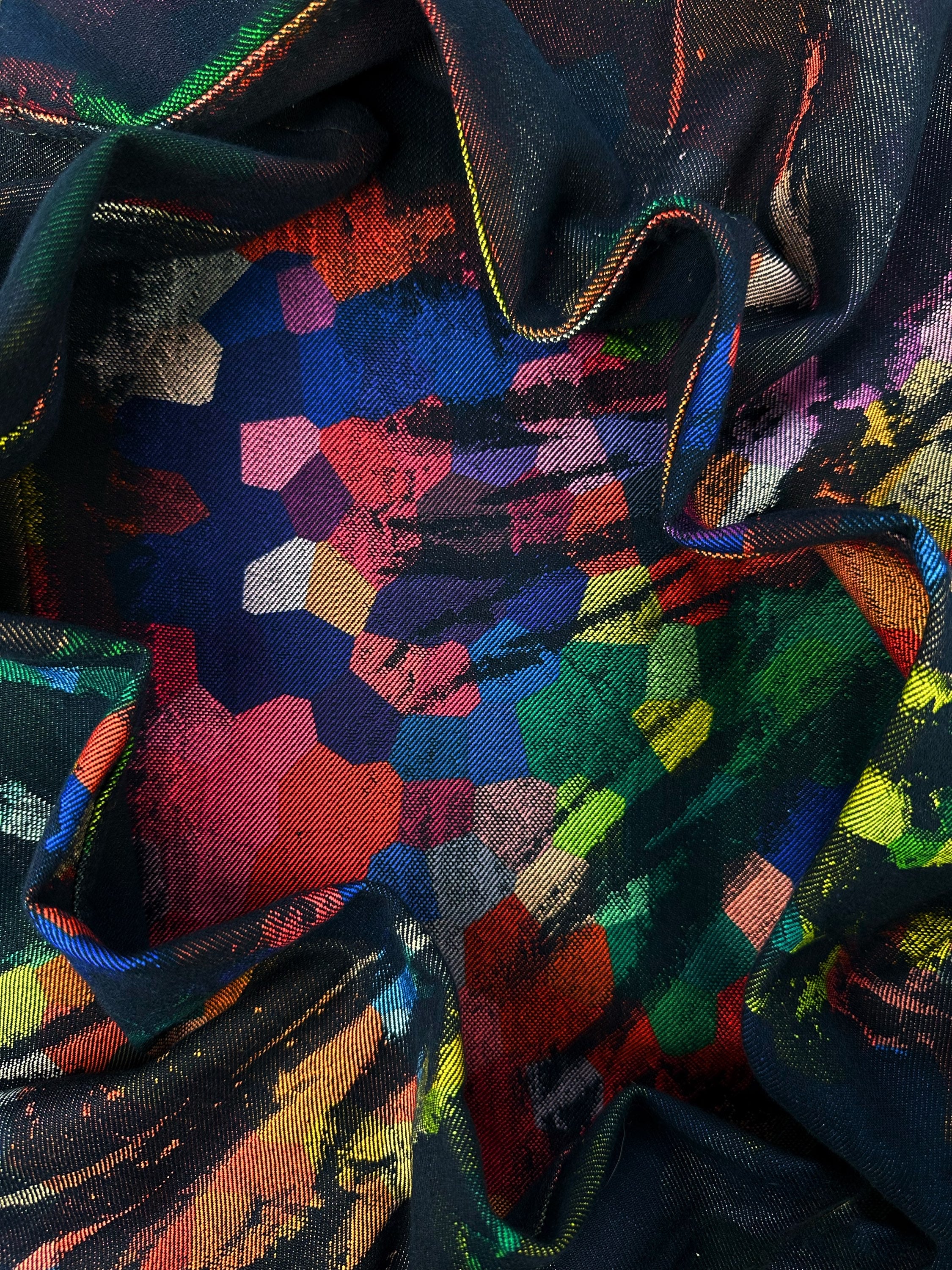 AW14 Issey Miyake ‘Kaleidoscope’ Multi-Coloured Denim
