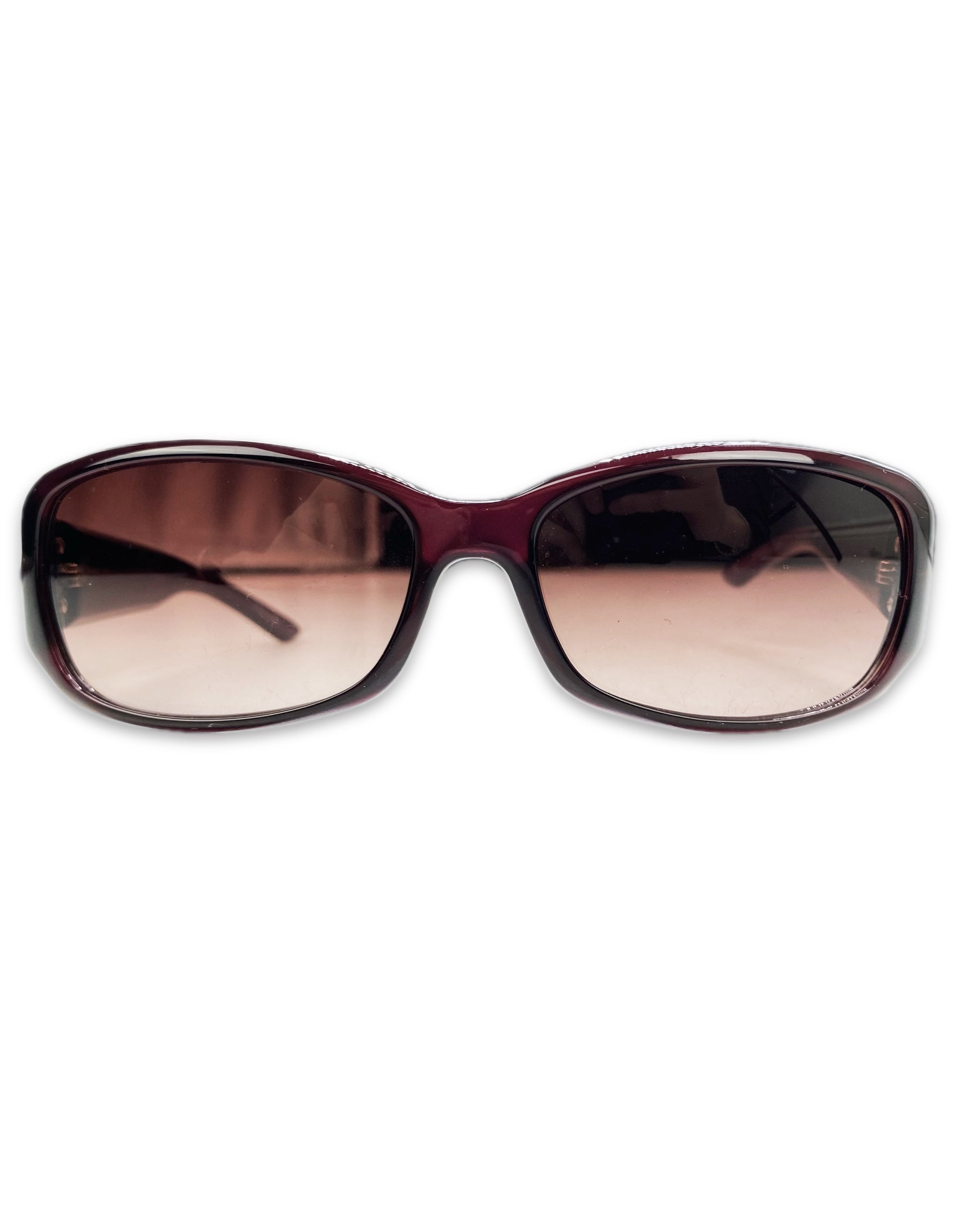 Dior ‘Star’ Rounded Frame Warm Tint Metallic Logo Sunglasses
