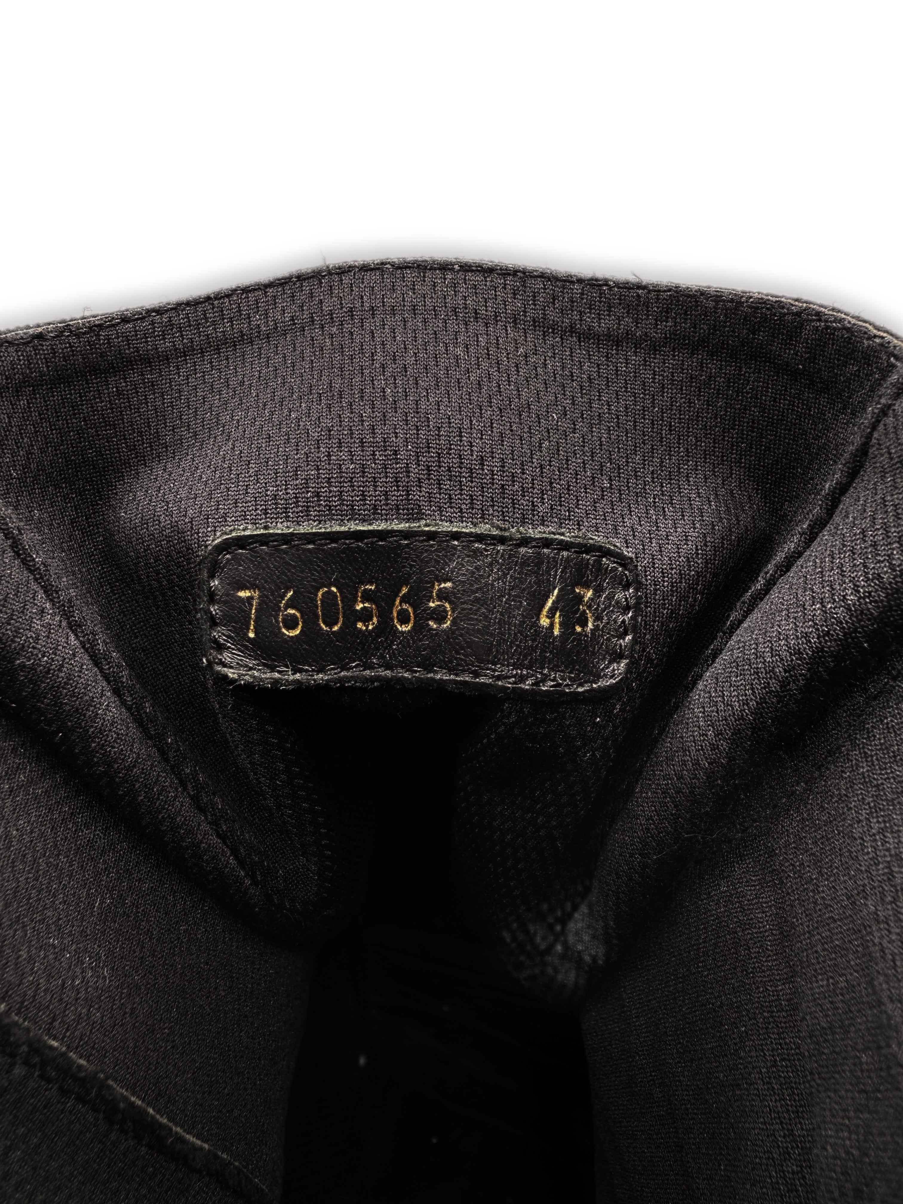 Balenciaga Canvas ‘Strike’ Black Hi-top Combat Boots