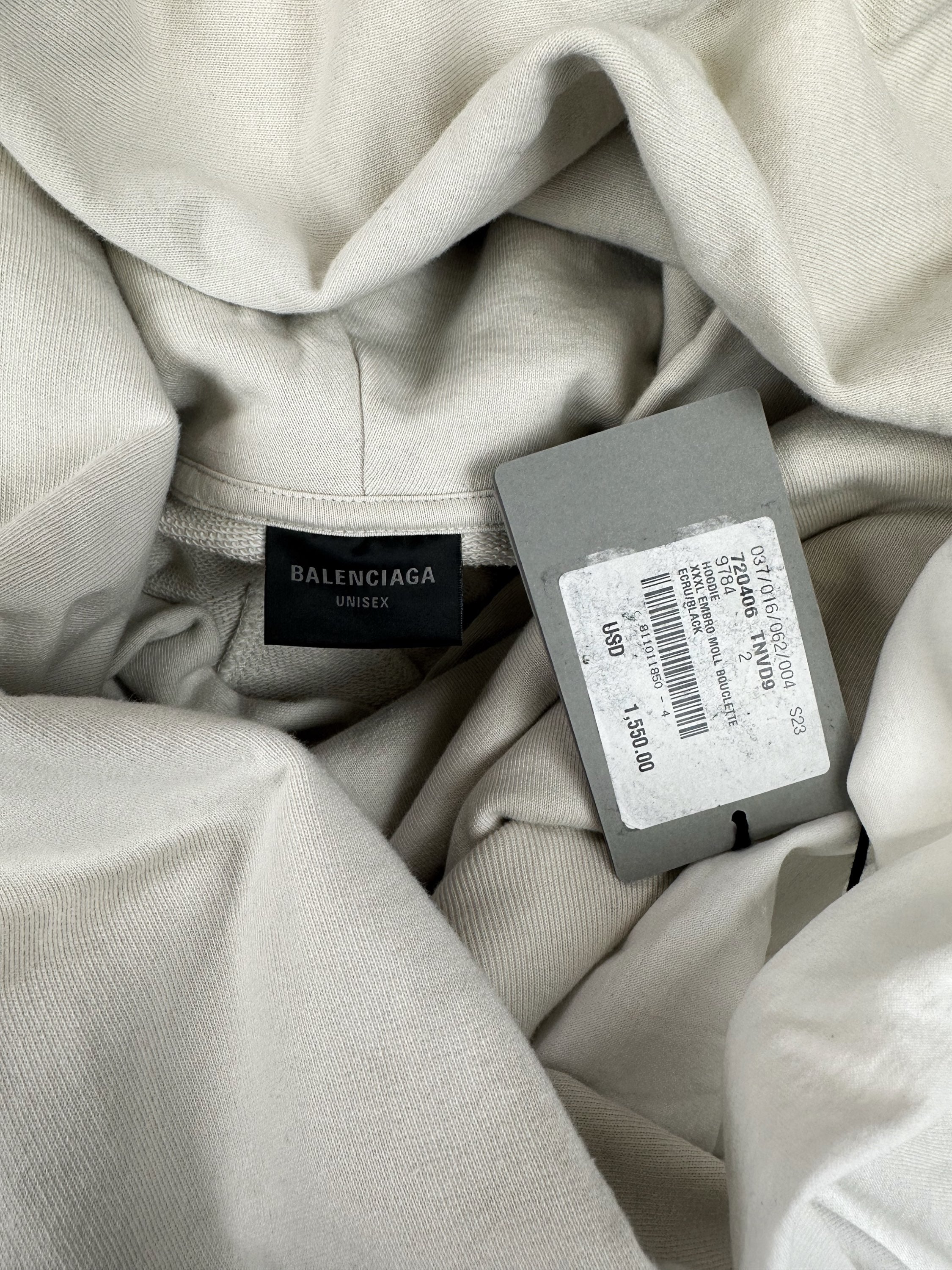 SS23 Balenciaga ‘XXXL’ Layered T-Shirt Oversized Hoodie