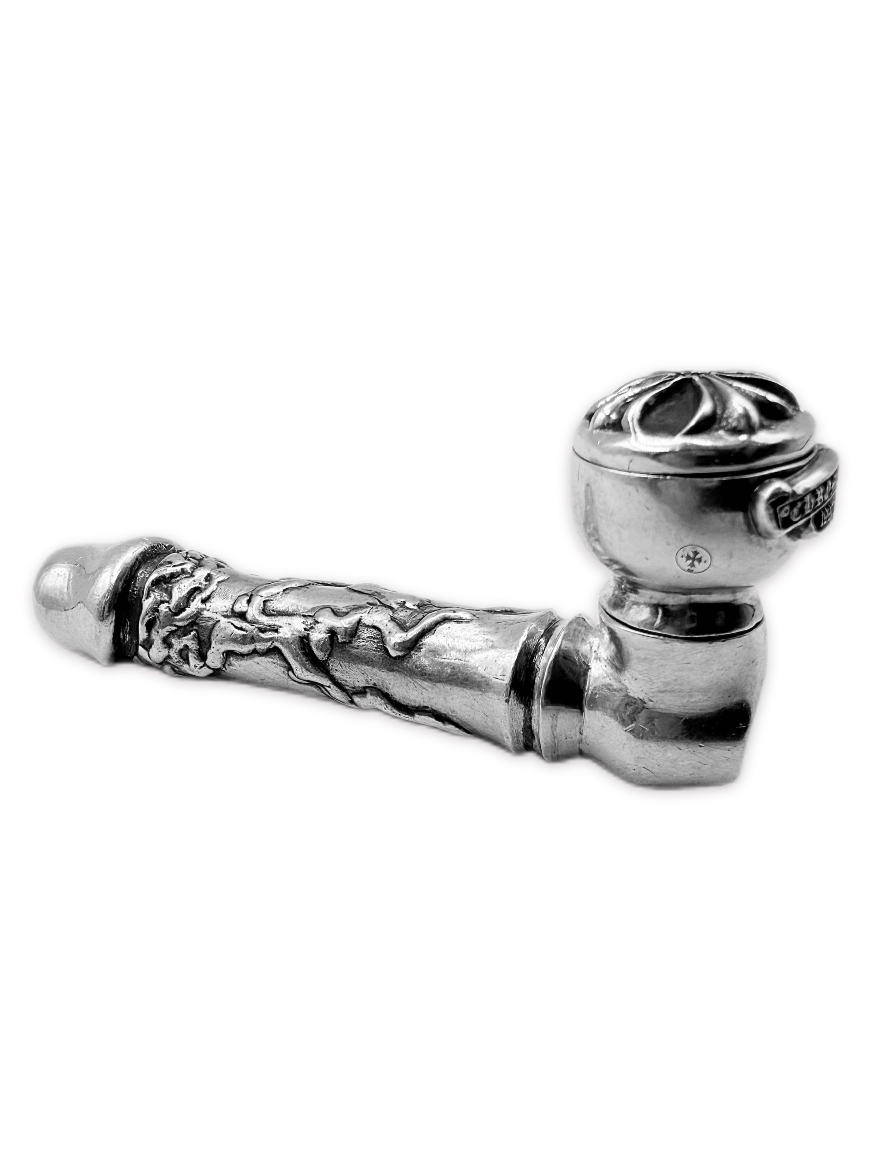 Chrome Hearts .925 Silver Dick / Penis Tobacco Pipe