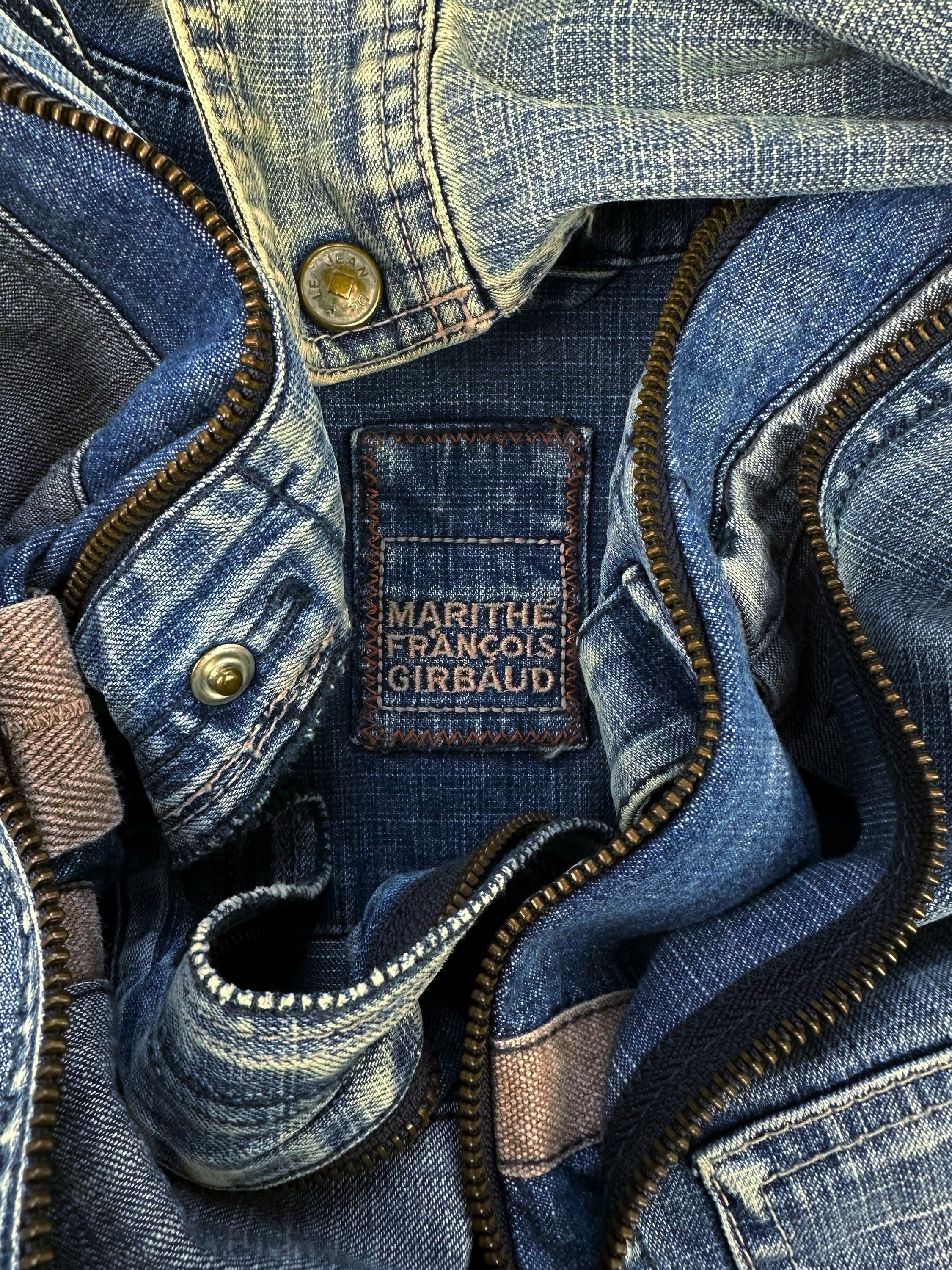 90s Marithe Francois Girbaud ‘Concealed’ Multi-Pocket Denim Jacket