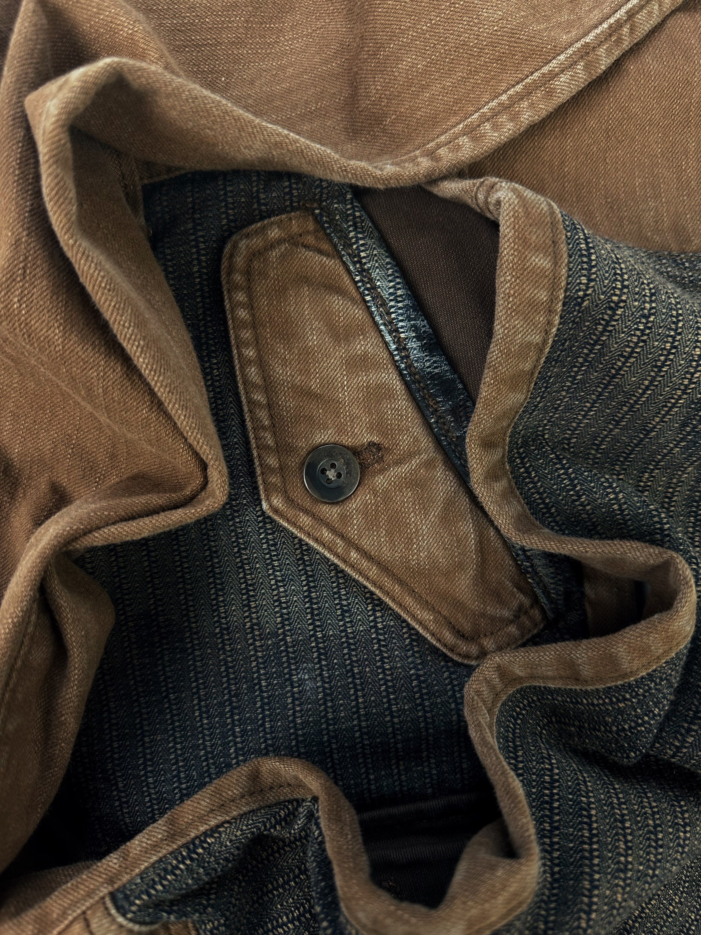 291295 Homme Tonal Patchwork Rebuild Cargo Pants