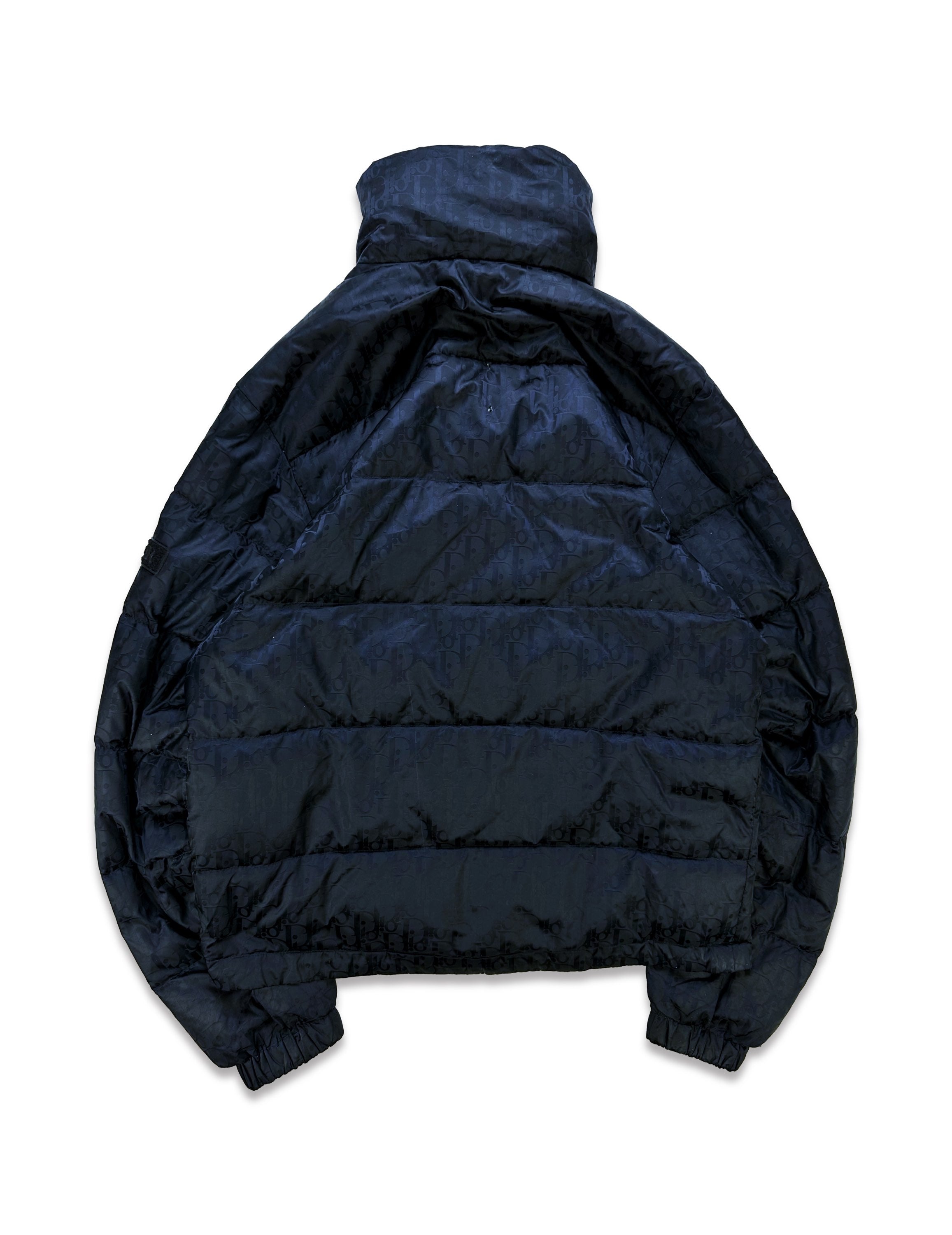 Dior Trotter Oblique Monogram Navy Down Fill Puffer Jacket