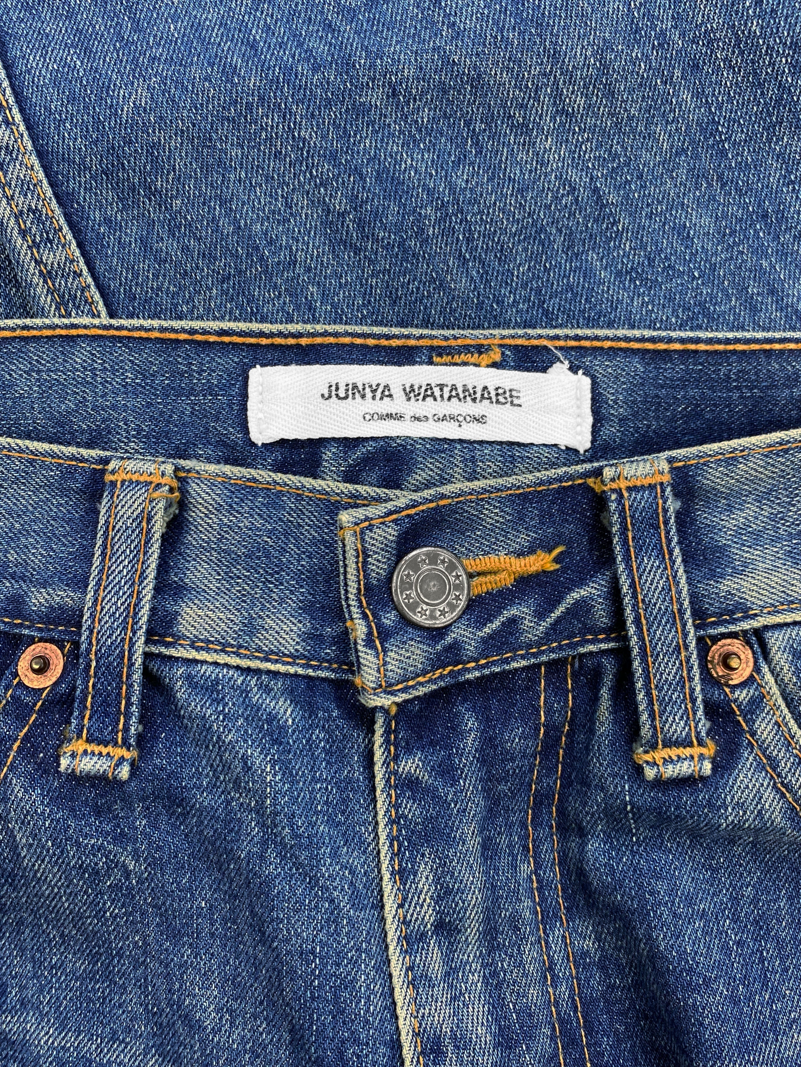 SS03 Junya Watanabe Distressed Crash Denim