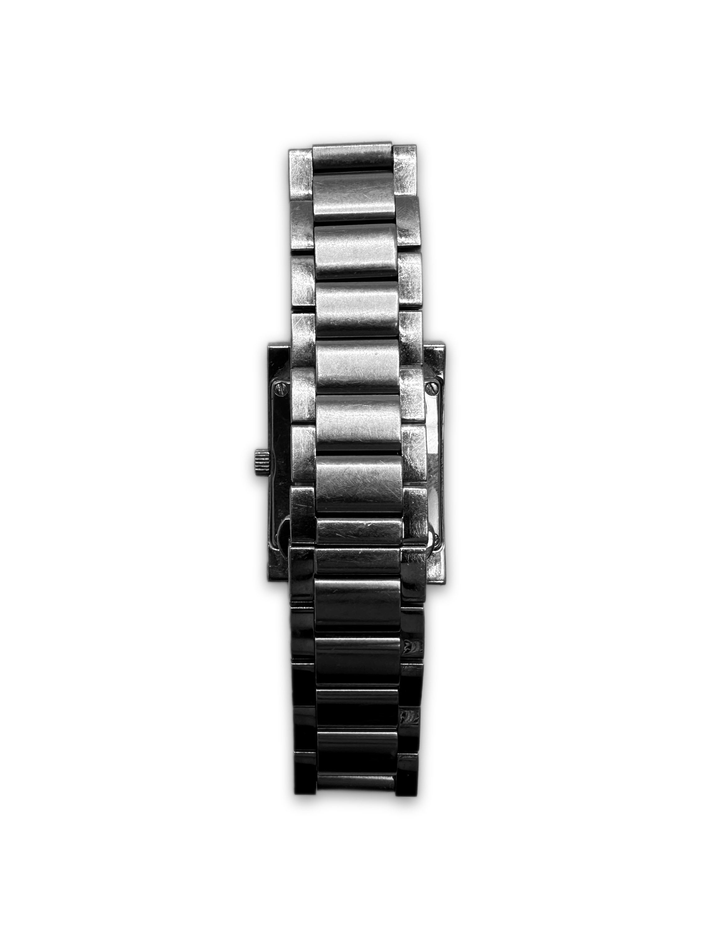 00s Gucci ‘Square Face’ 7700L 3ATM Stainless Analog Wrist Watch