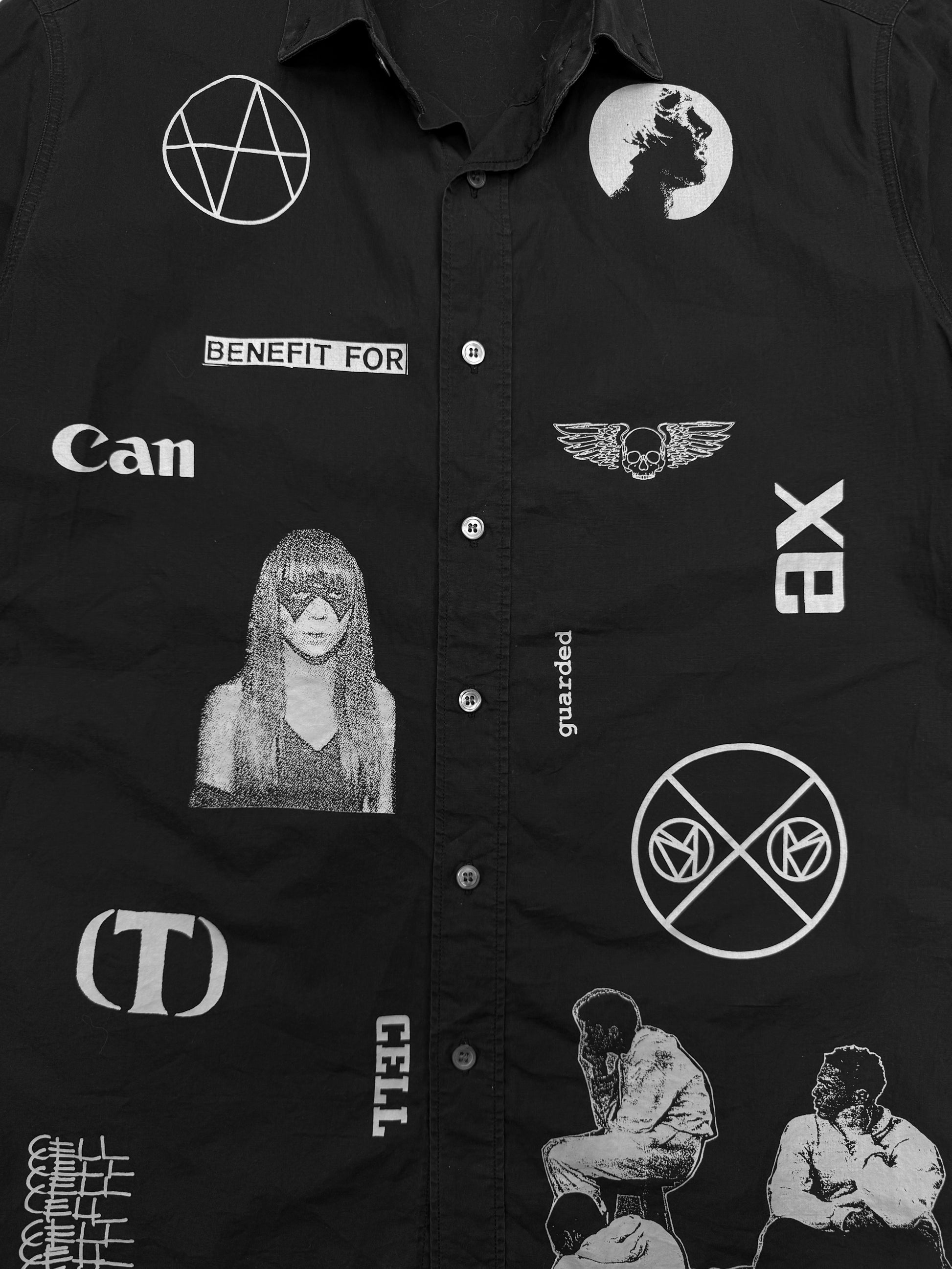 SS03 Raf Simons ‘Consumed’ Short Sleeve Button Up Shirt