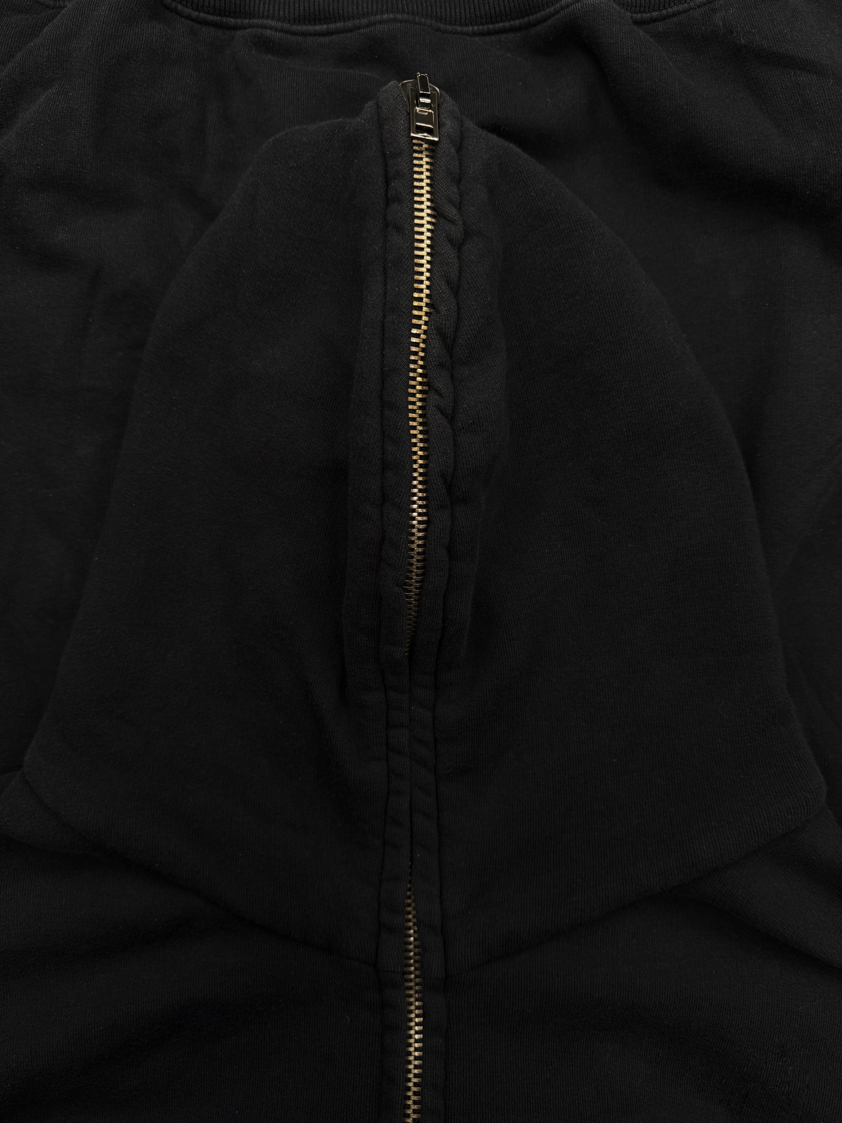 SS19 Vetements ‘Russian Idol’ Gimp Full-Zip Runway Black Hoodie