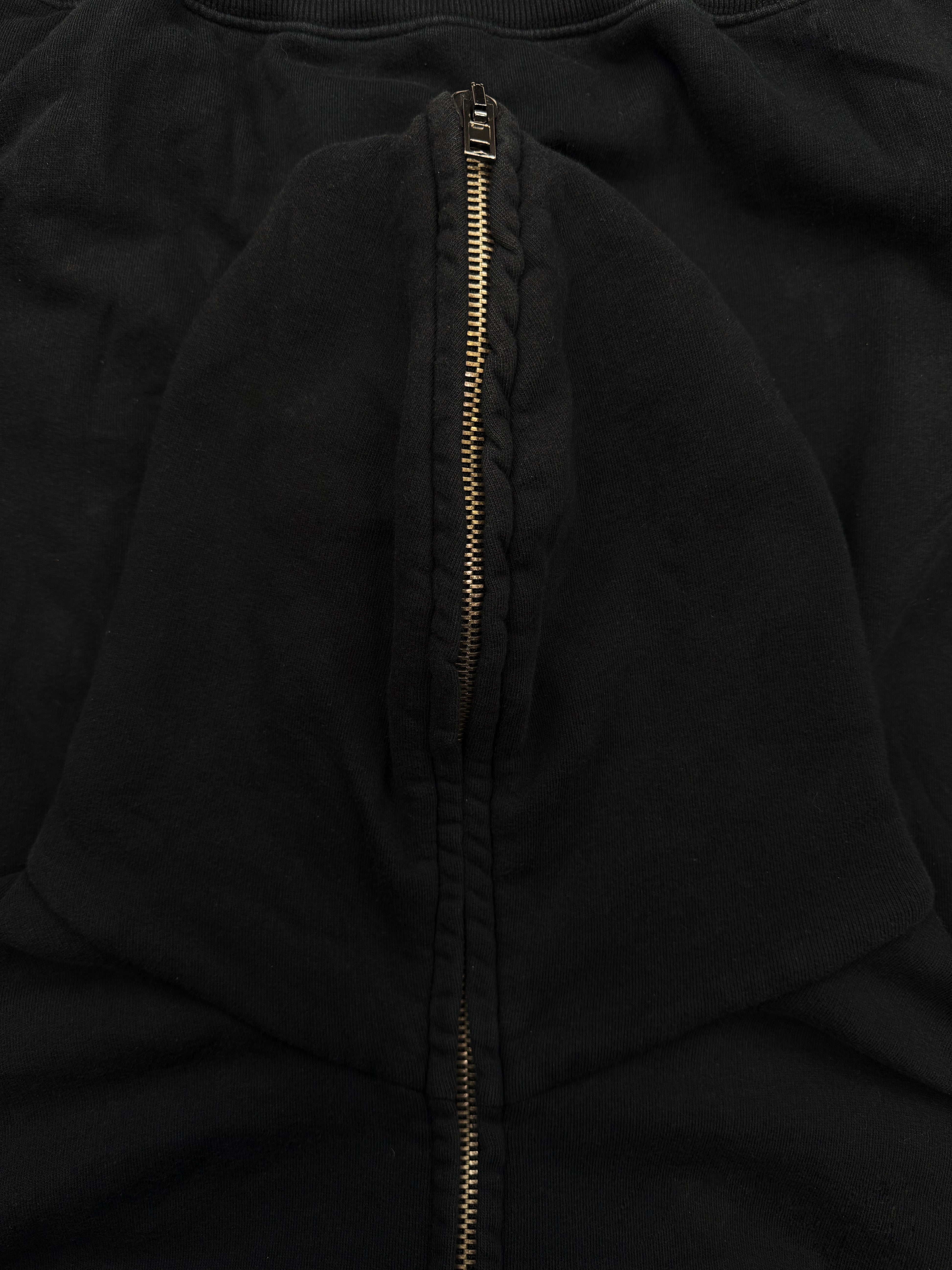 SS19 Vetements ‘Russian Idol’ Gimp Full-Zip Runway Black Hoodie