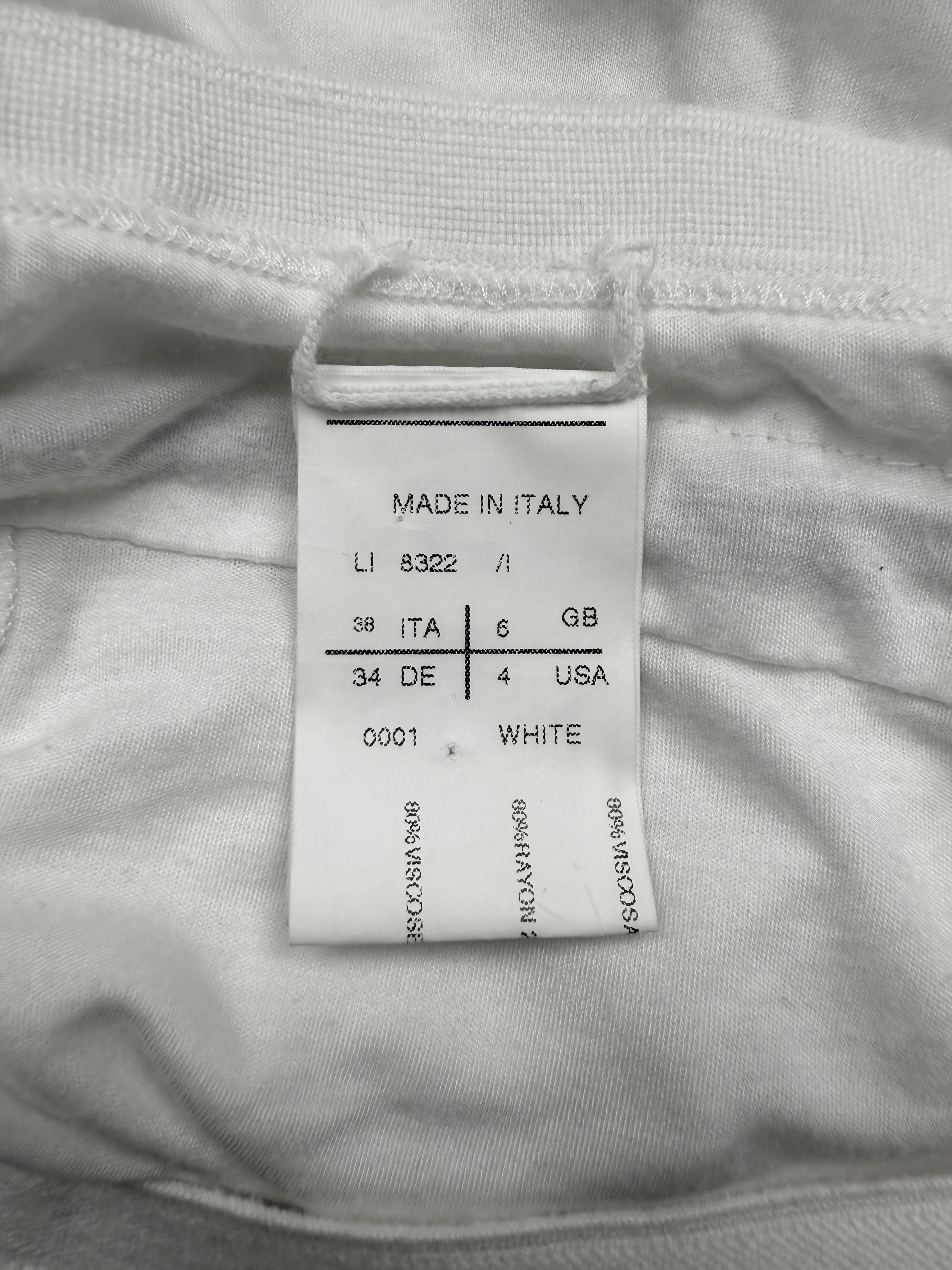 Rick Owens Lillies White Light Weight Shorts