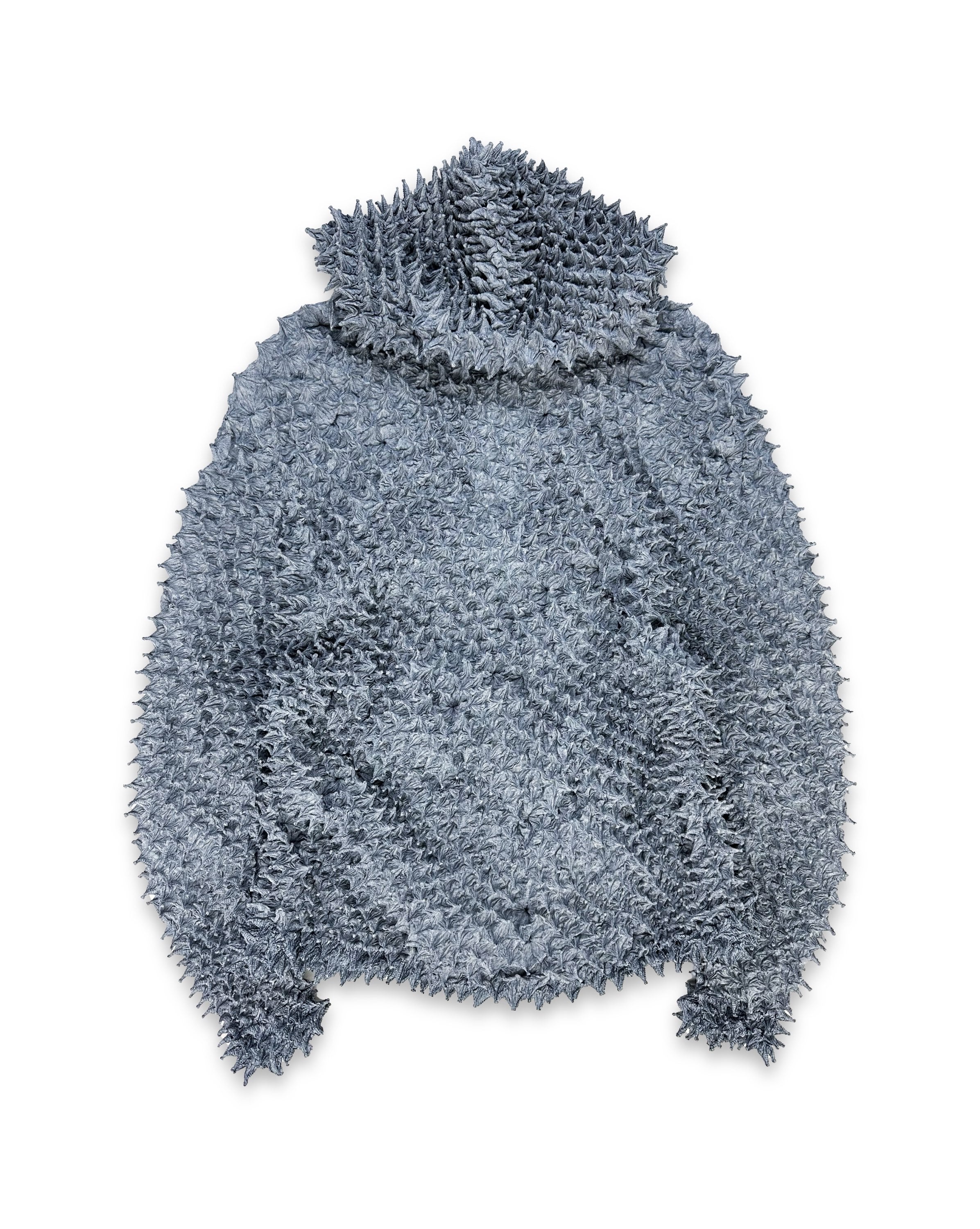 AW22 Doublet ‘Shibori’ Porcupine Collegiate Logo Hoodie