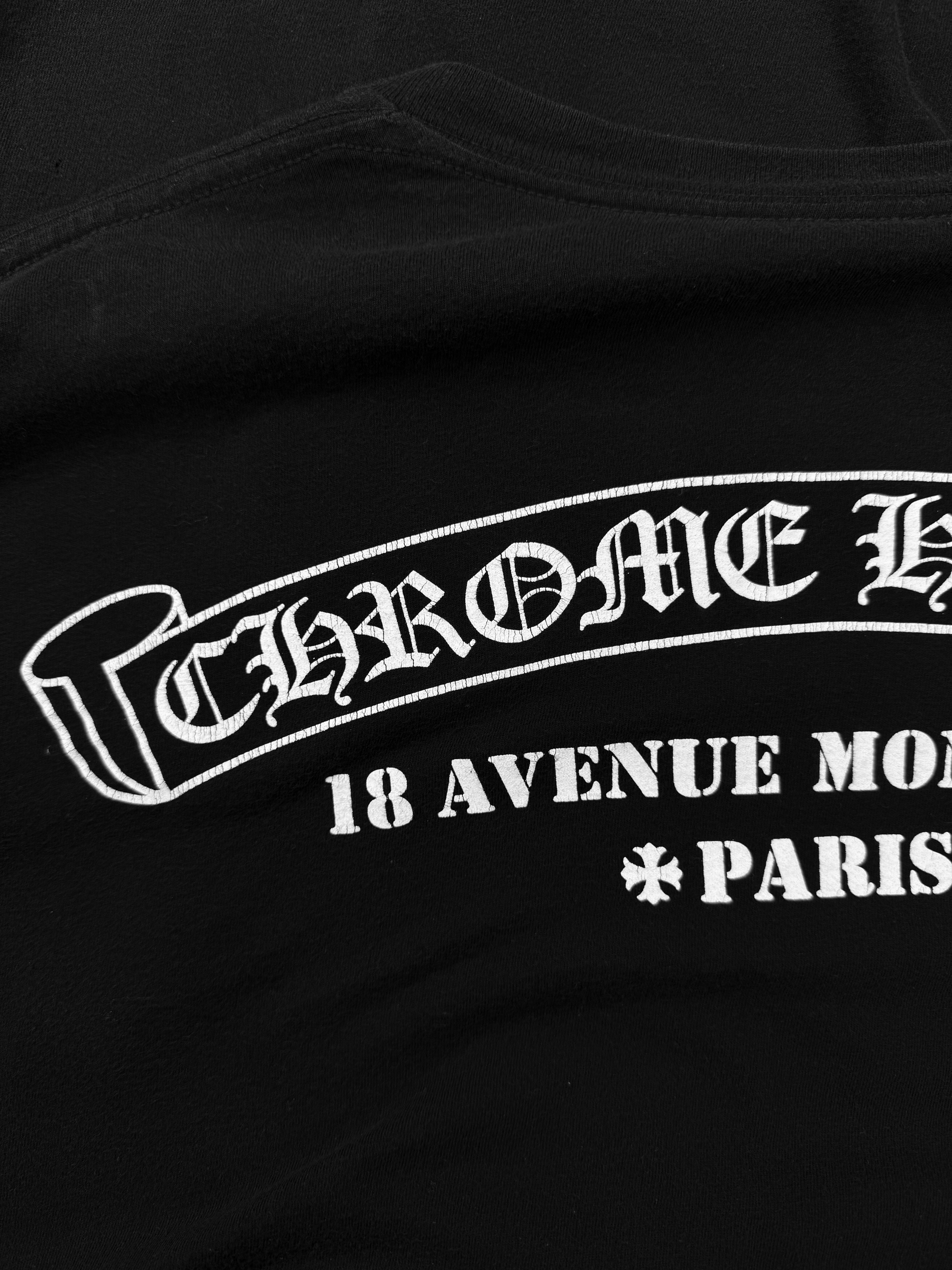 Chrome Hearts Paris Exclusive Fleur Sleeve Black Long Sleeve