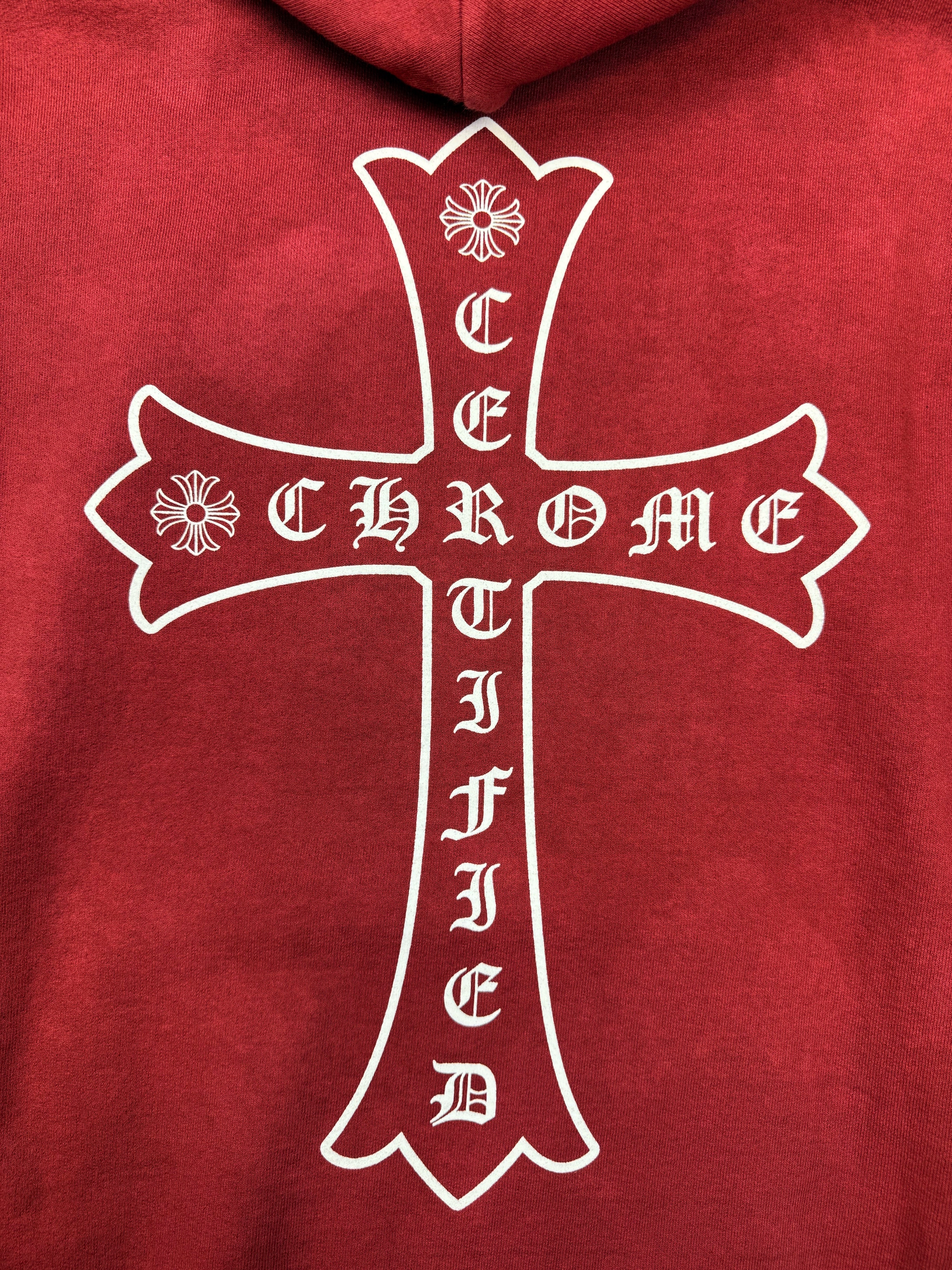 Chrome Hearts x Drake Miami Exclusive Certified Red Hoodie