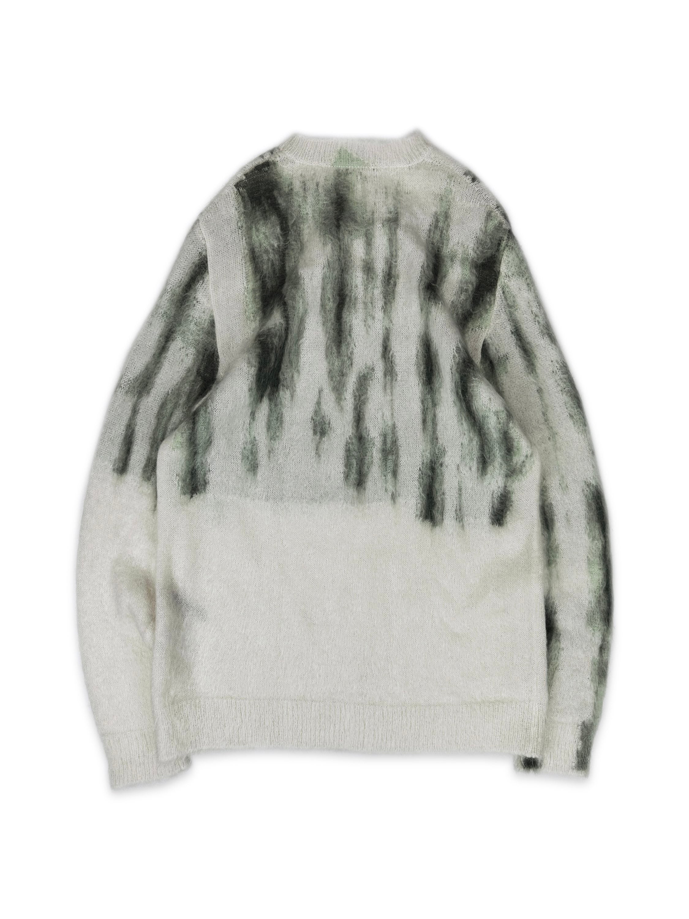 SS19 Louis Vuitton Green Rainbow Walk Knitted Sweater
