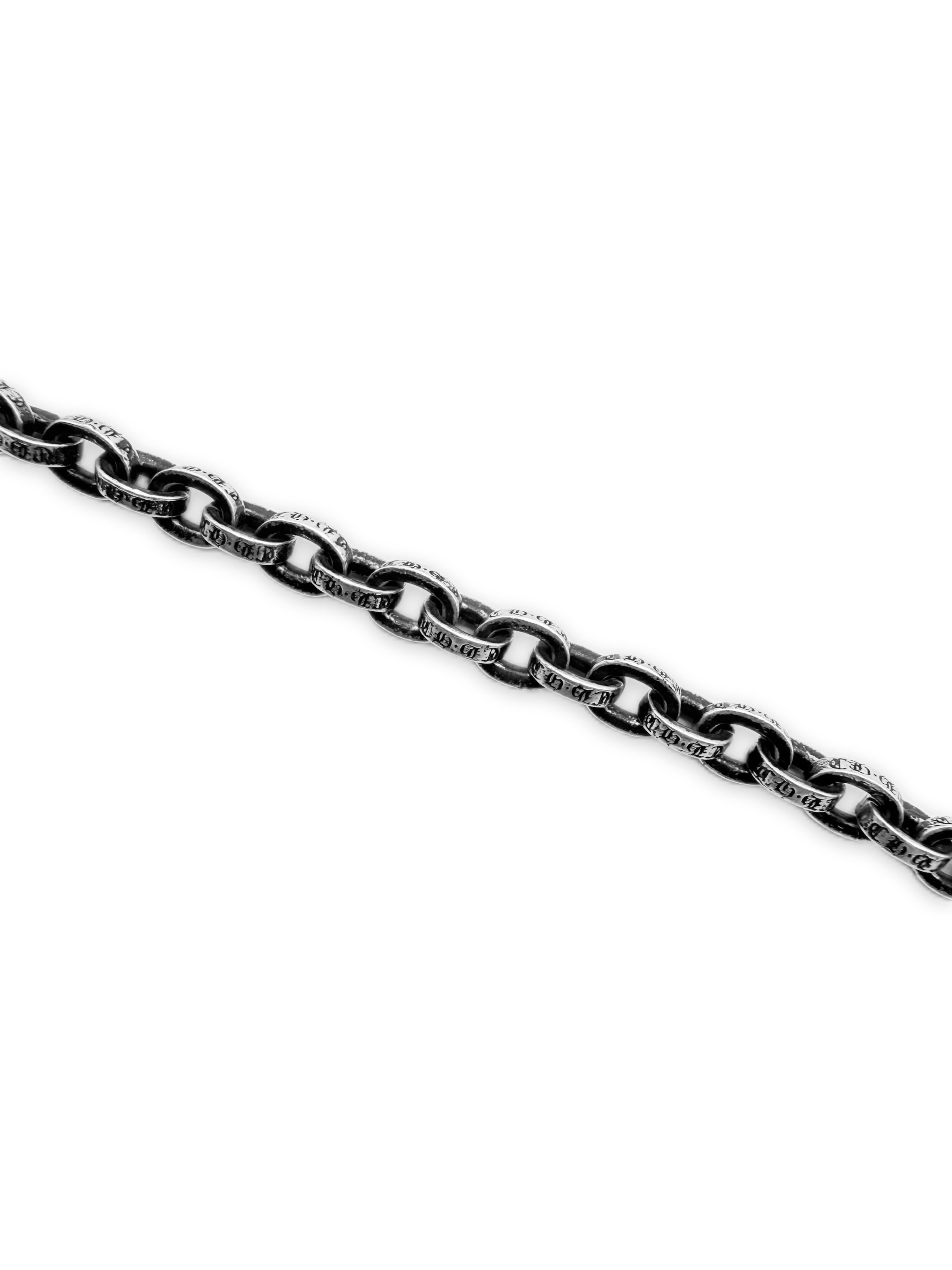 Chrome Hearts ‘Paper Chain’ 8.5 in .925 Silver Bracelet
