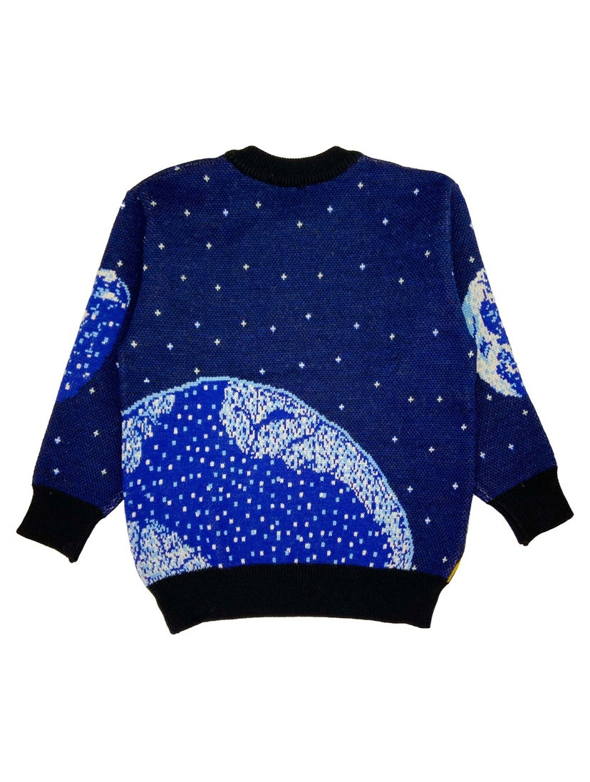 80’s Issey Sport “Space” Full Graphic Knitted Sweater
