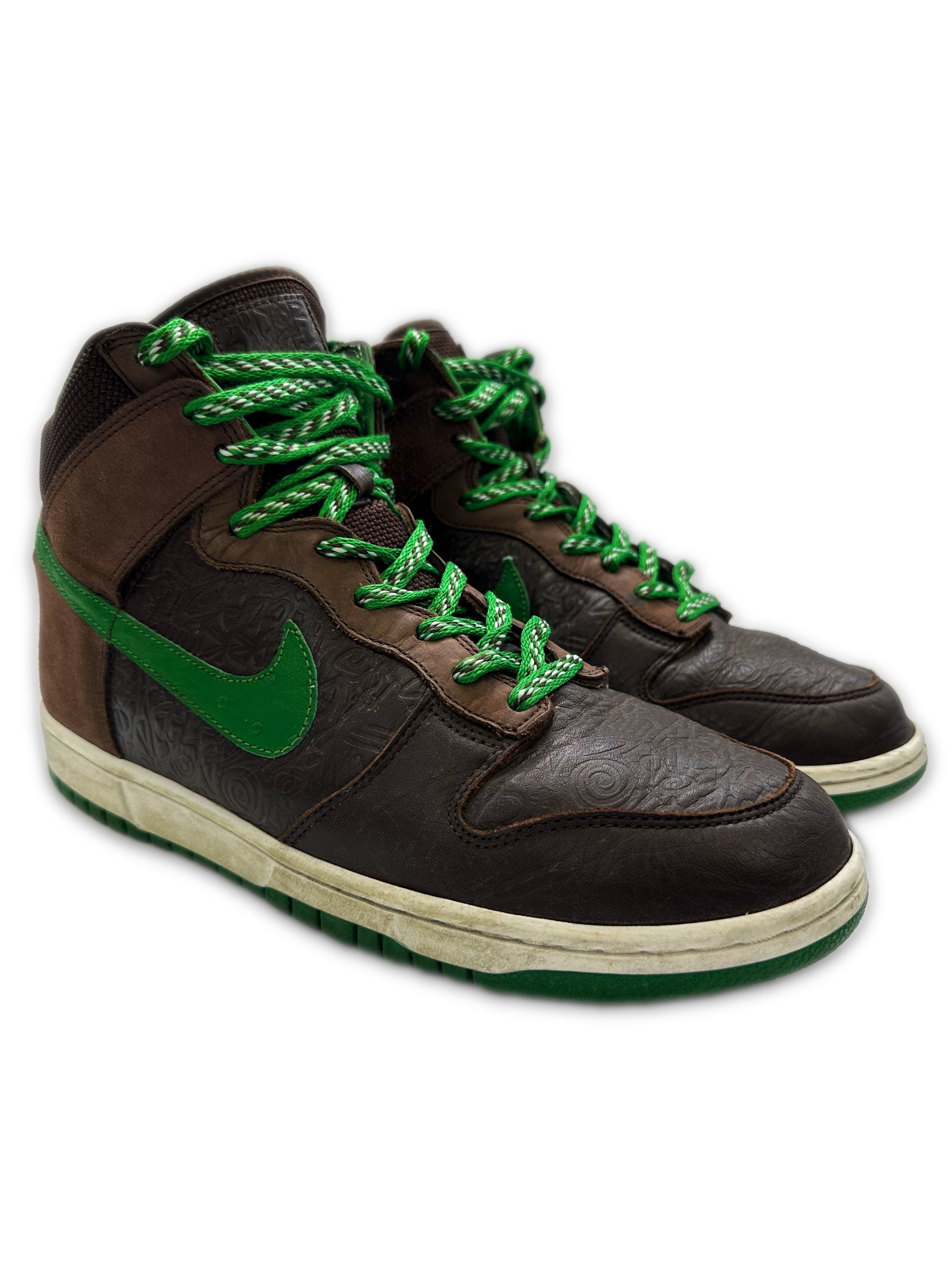 2006 Nike x Stussy ‘World Tour London’ Hi-top Leather Dunks