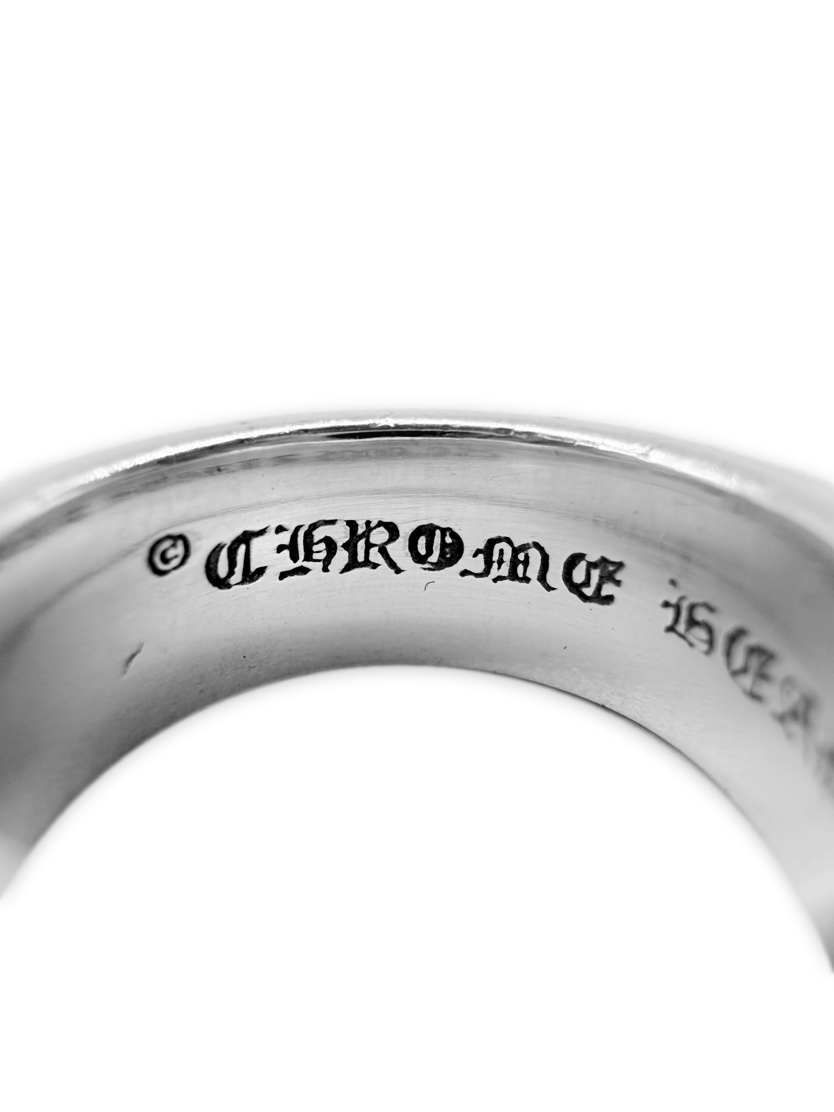 Chrome Hearts Eternity Vine .925 Silver Etched Ring