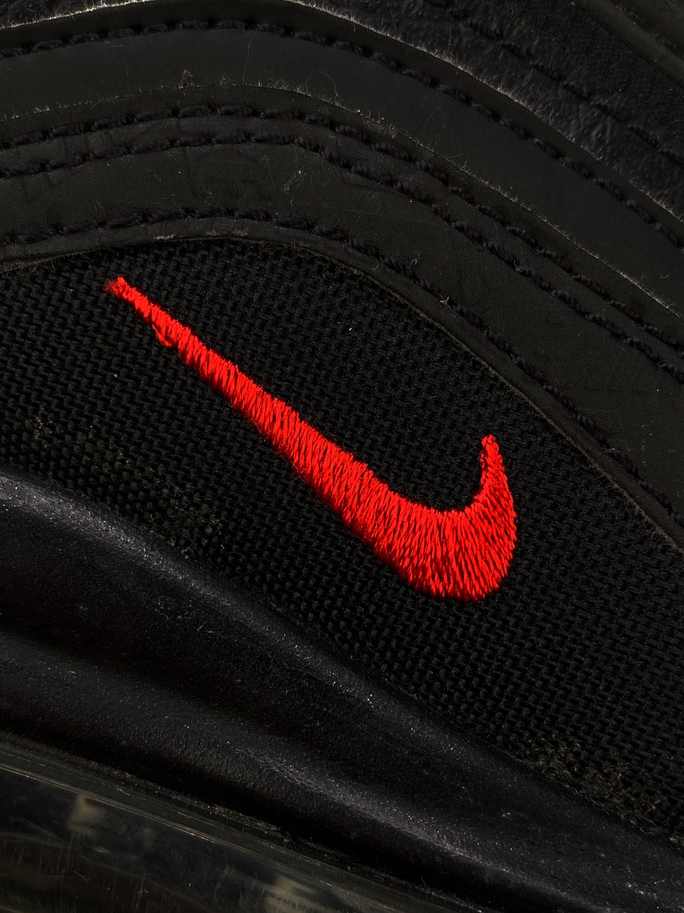 Nike Air Max 97 Reflective Black University Red Sneakers