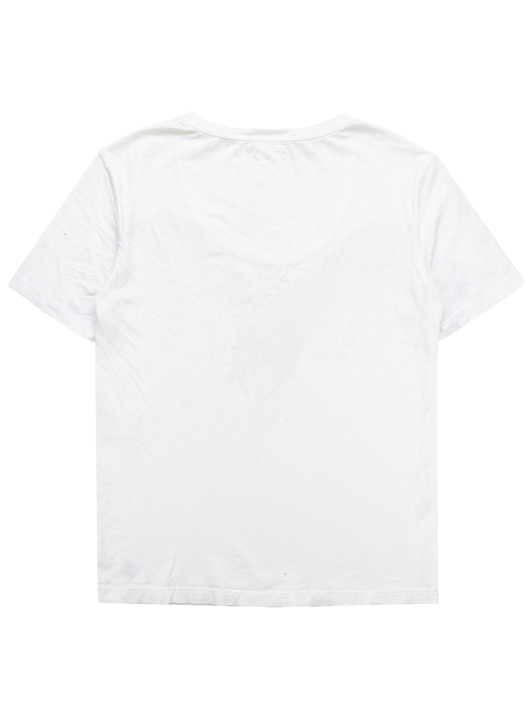 Alexander McQueen Scribble Print Eagle Graphic White T-Shirt