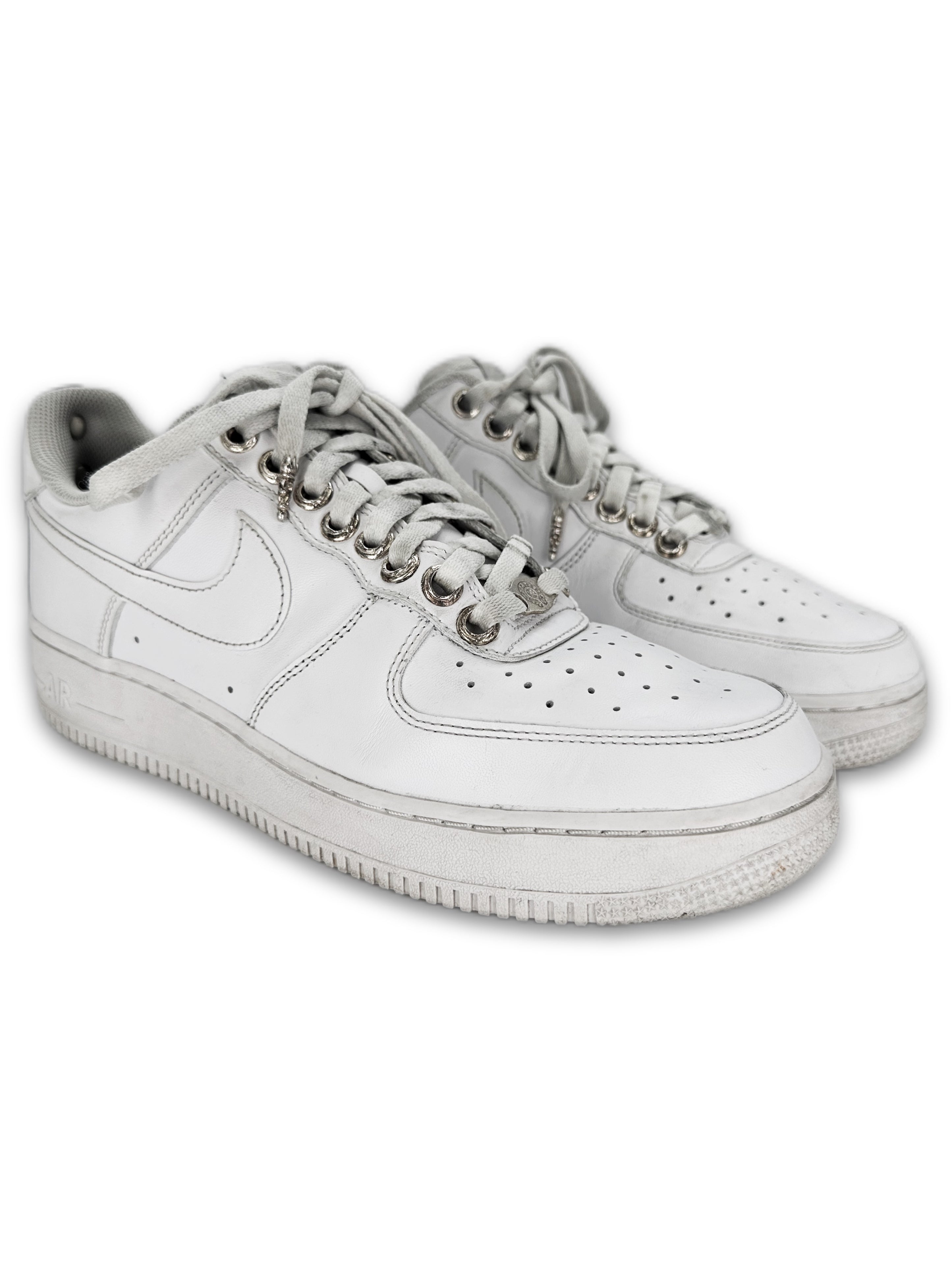 Chrome Hearts x Nike ‘Air Force 1’ .925 Silver Dagger Sneakers