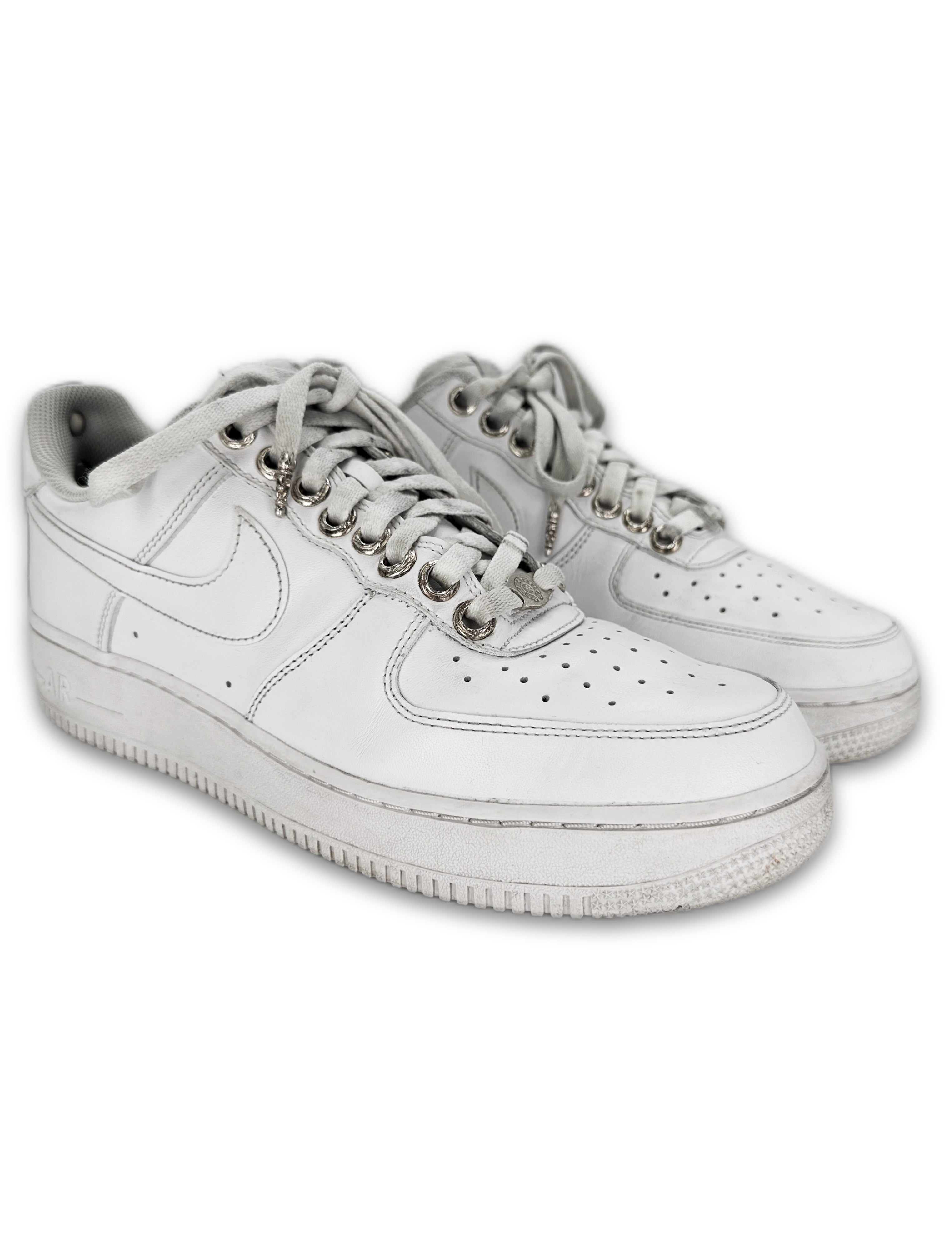 Chrome Hearts x Nike ‘Air Force 1’ .925 Silver Dagger Sneakers