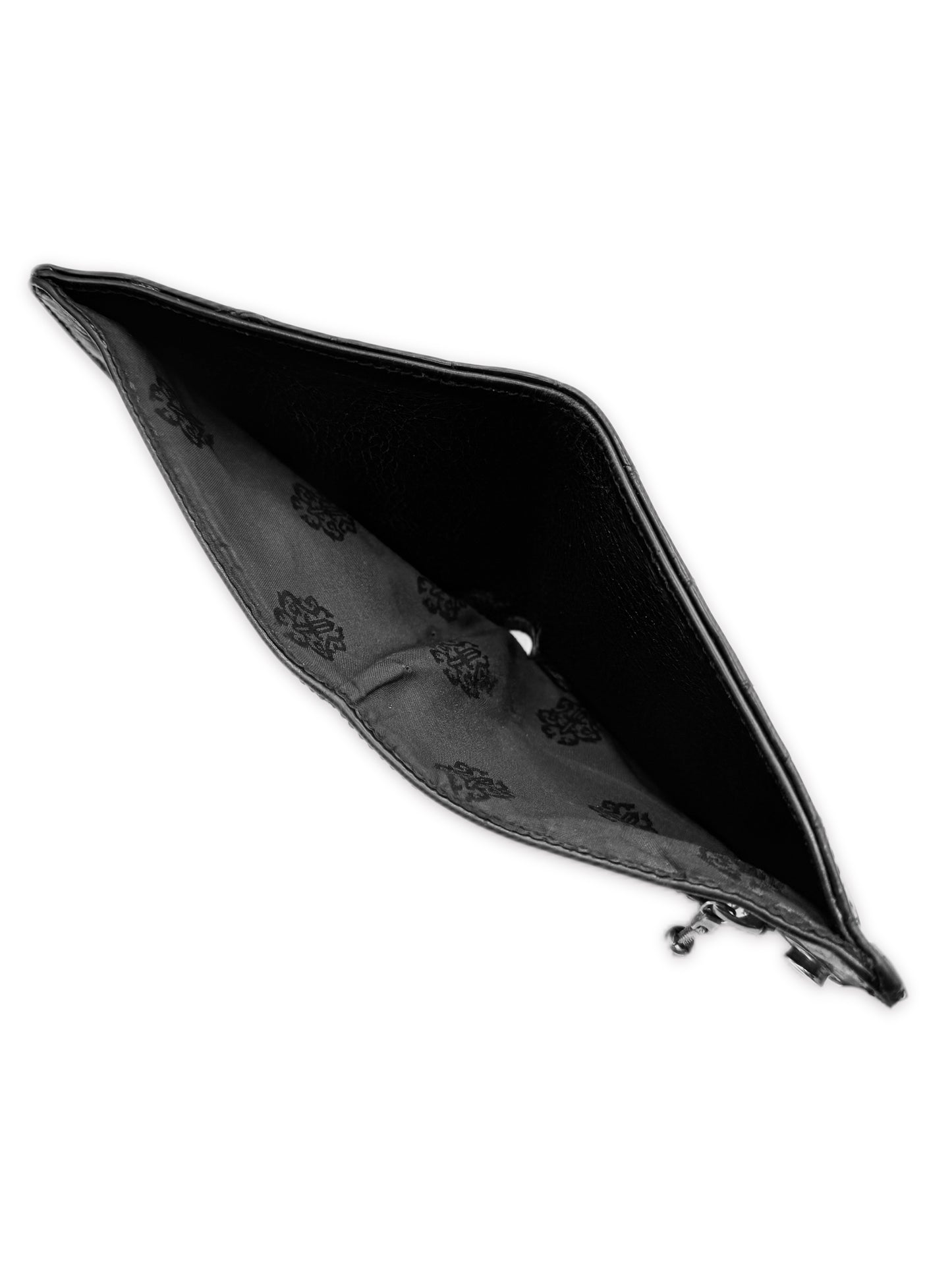 Chrome Hearts Alligator Black Leather Bifold Wallet