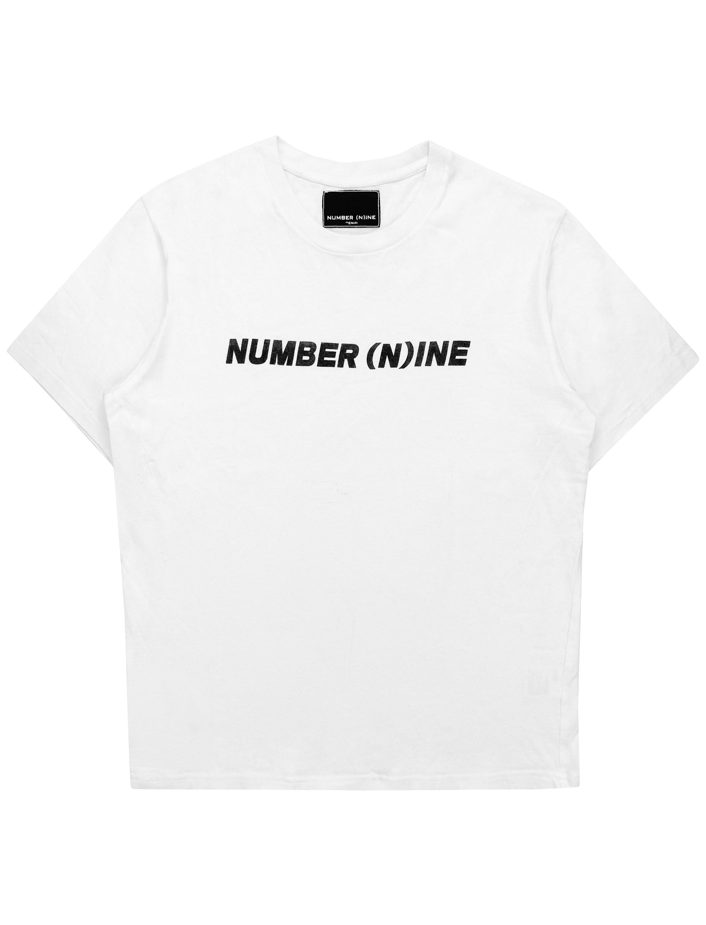 Number (N)ine Classic Logo White Graphic T-Shirt