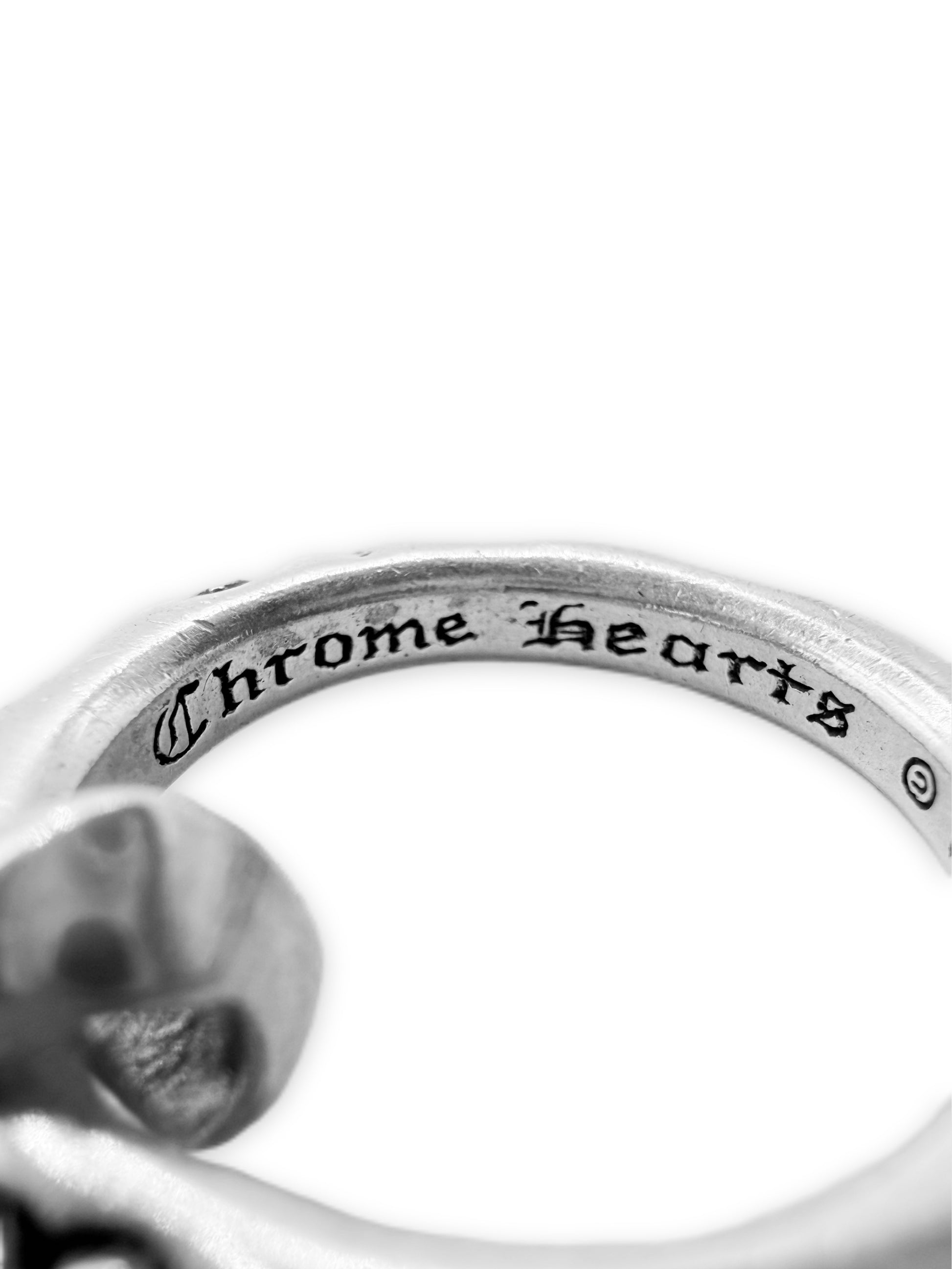 Chrome Hearts Baby Fat Cross Ring Eye Wear Necklace