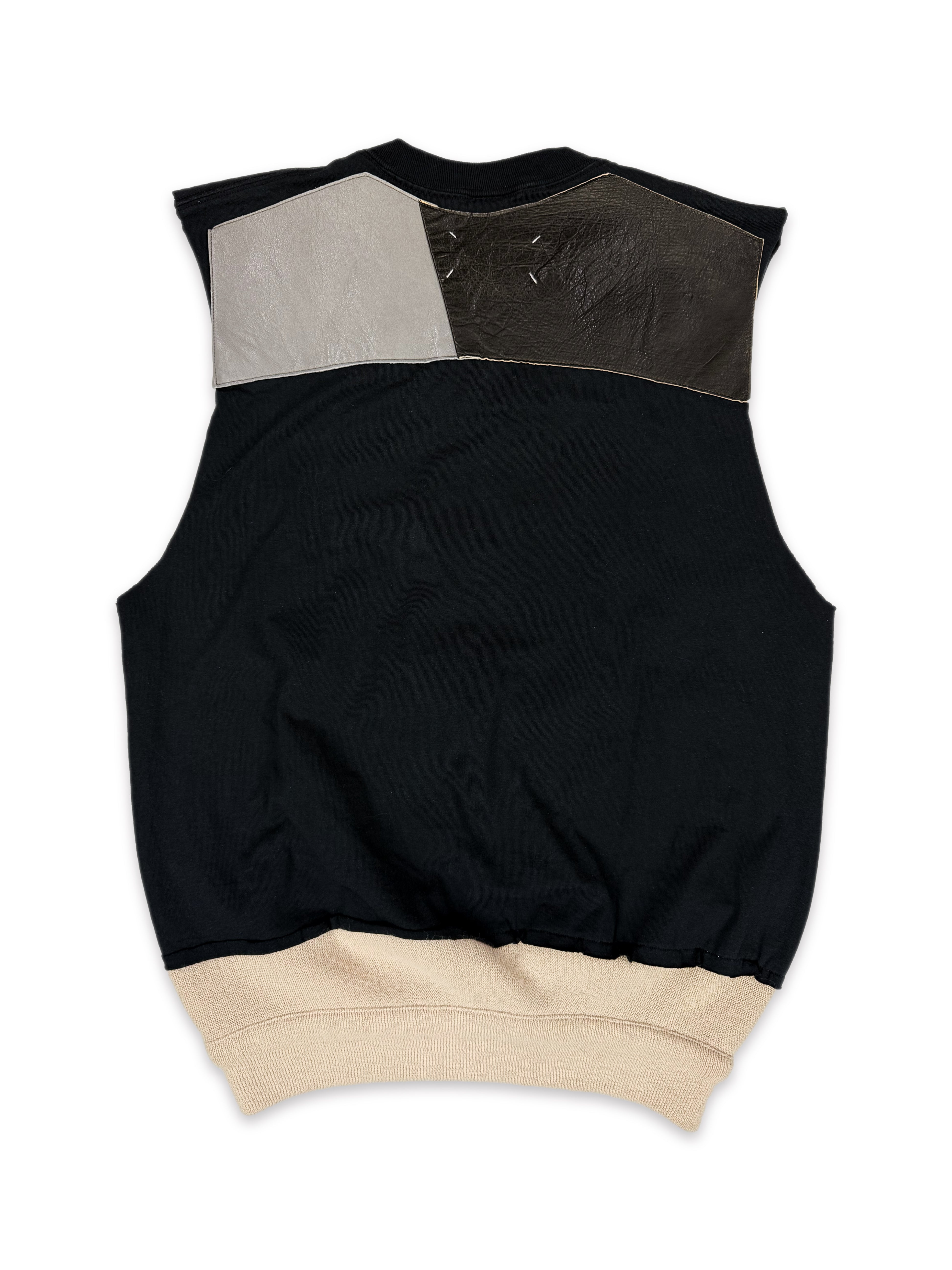 90s Maison Margiela 0 Artisanal ‘D.A.R.E’ Deconstructed Tank-top