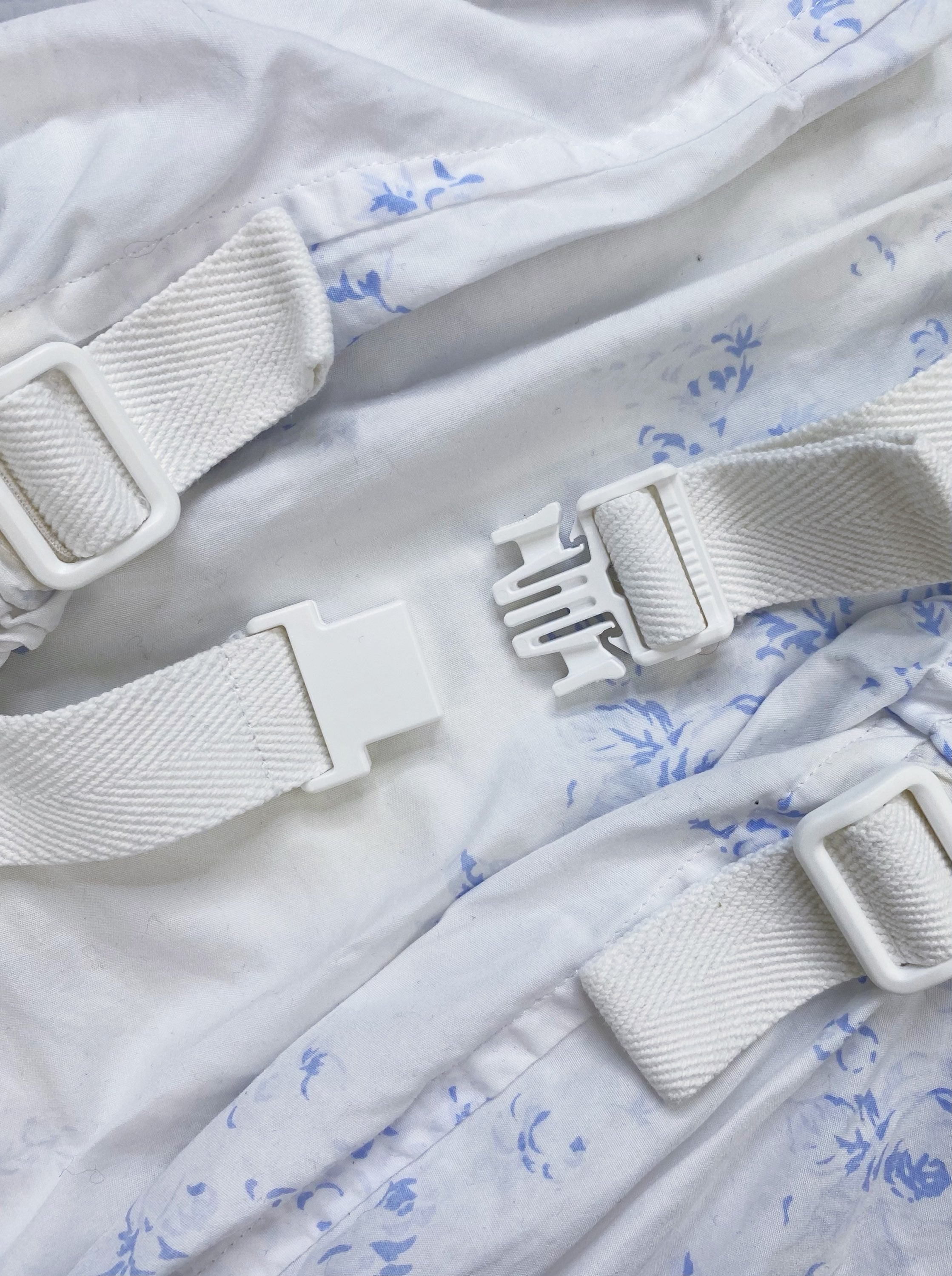 SS03 Junya Watanabe ‘Parachute’ Floral Print Bondage Longsleeve